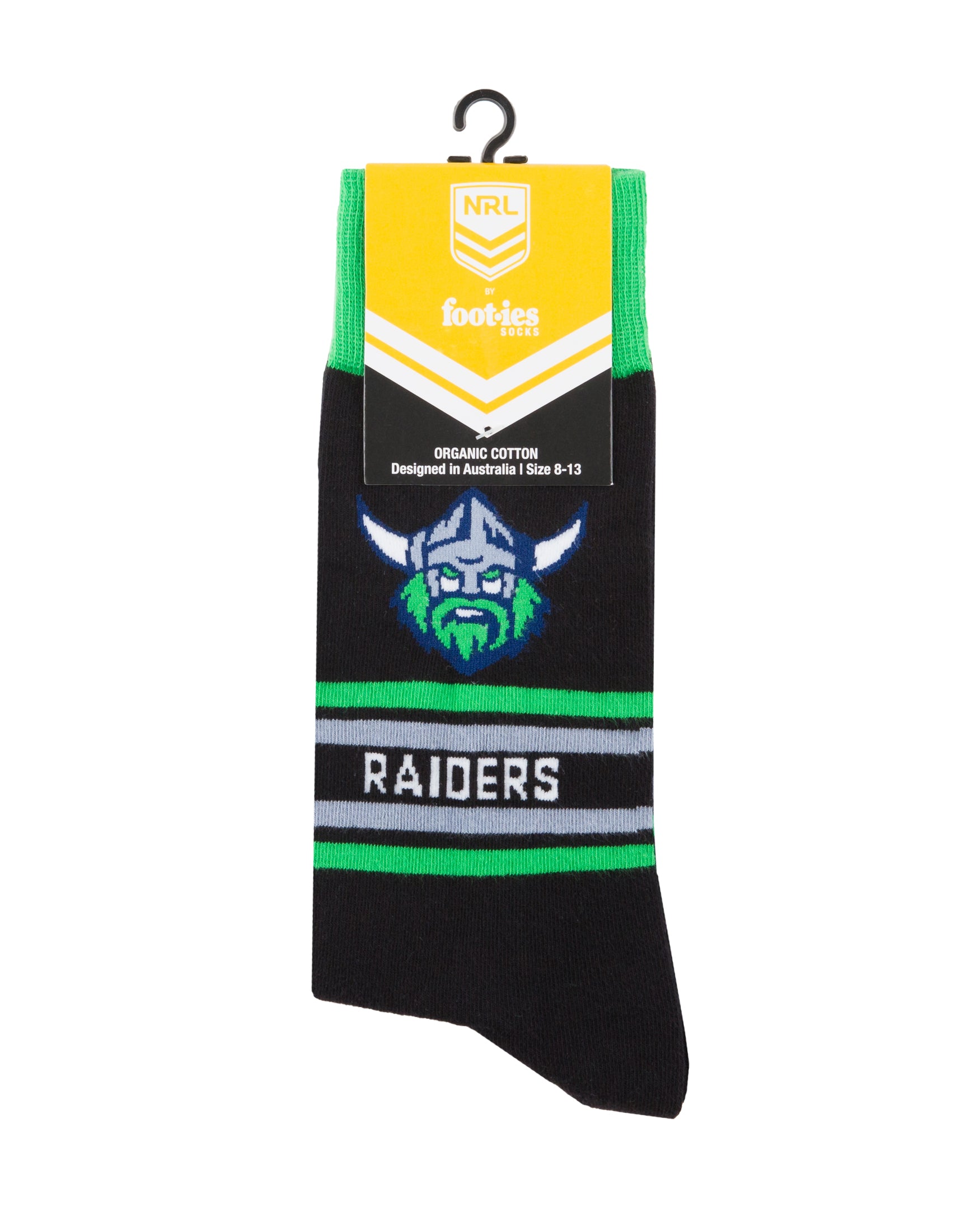 Canberra Raiders Stripe Organic Cotton Socks