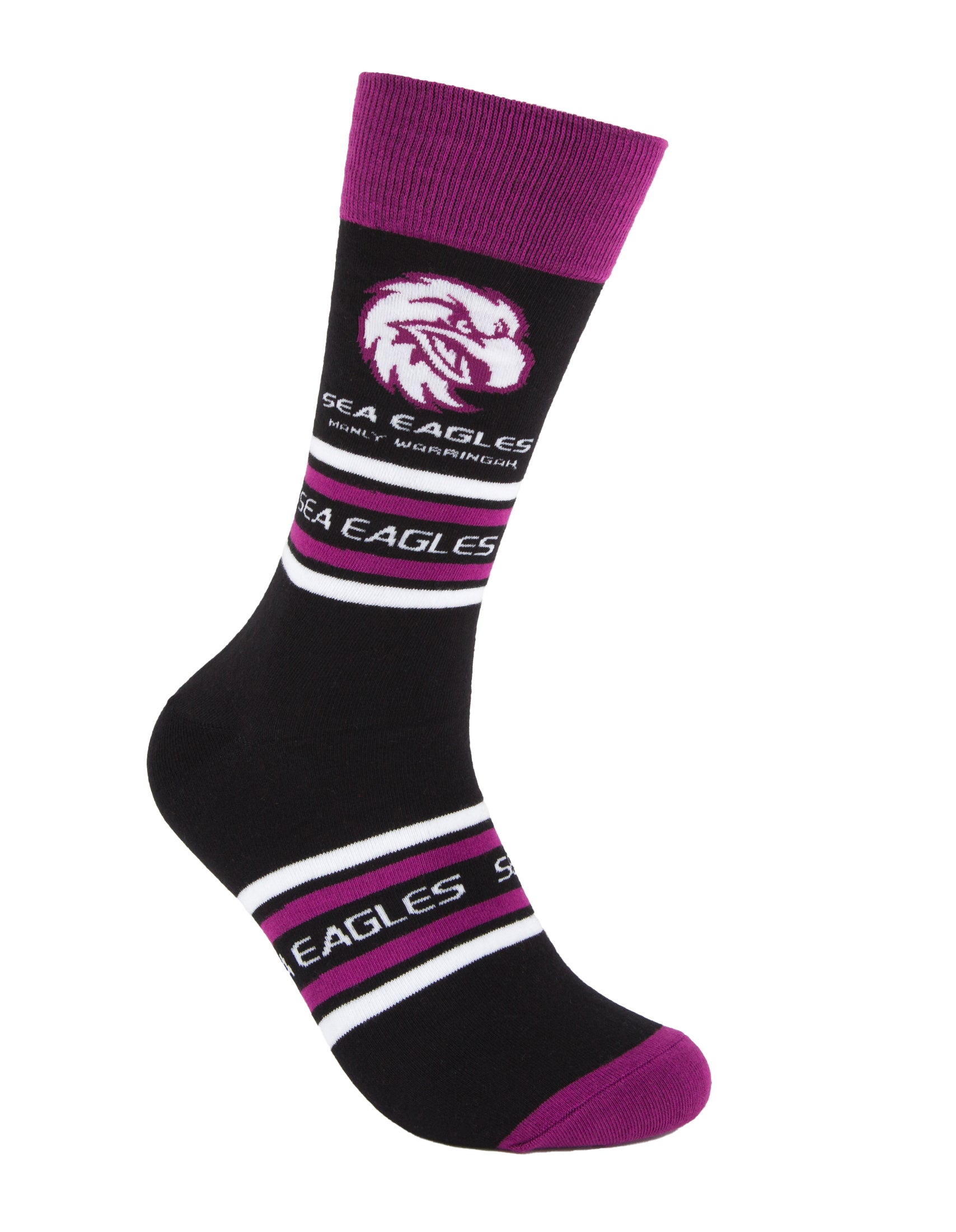 Manly-Warringah Sea Eagles Stripe Organic Cotton Socks