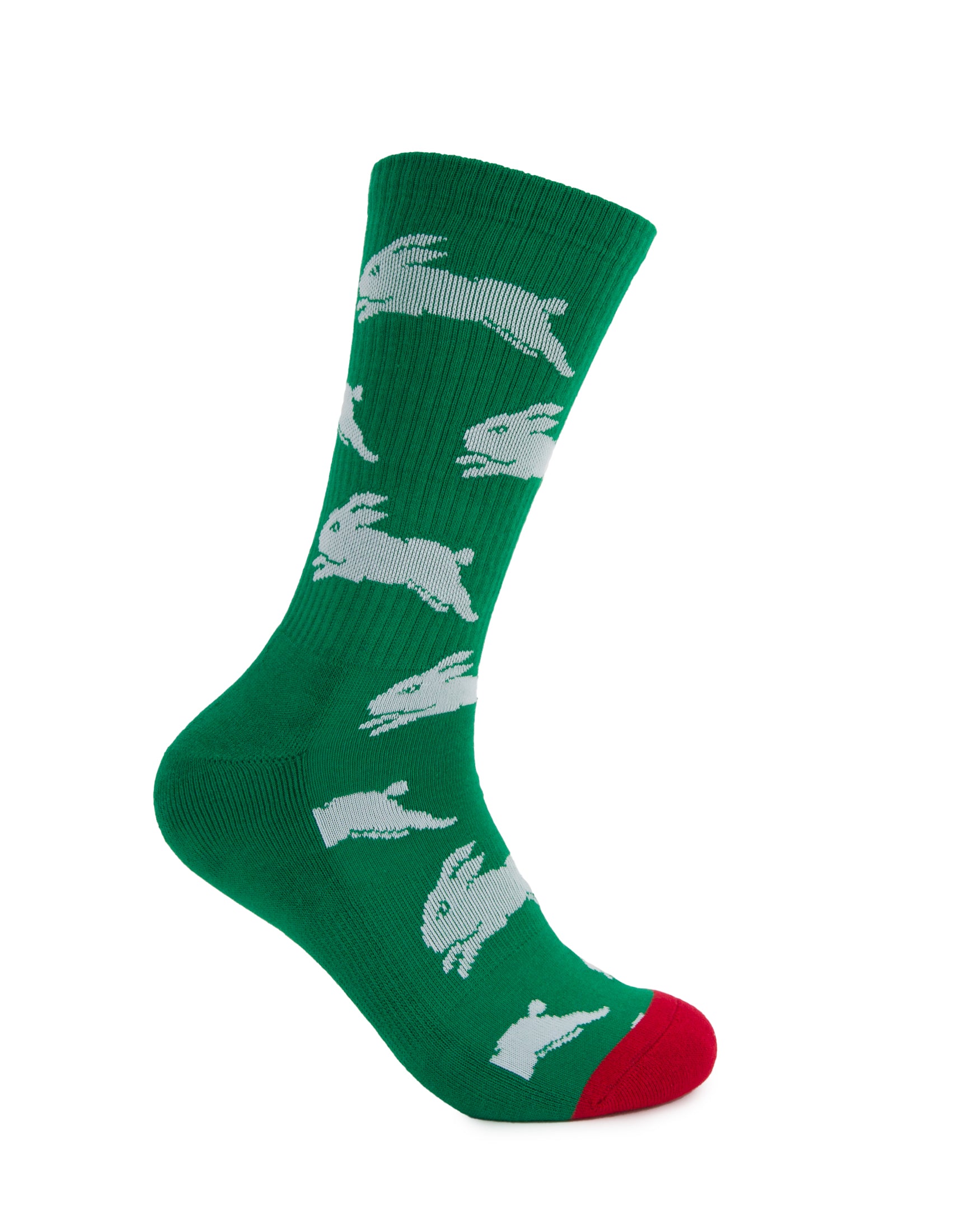 South Sydney Rabbitohs Logo Sneaker Socks 2 Pack