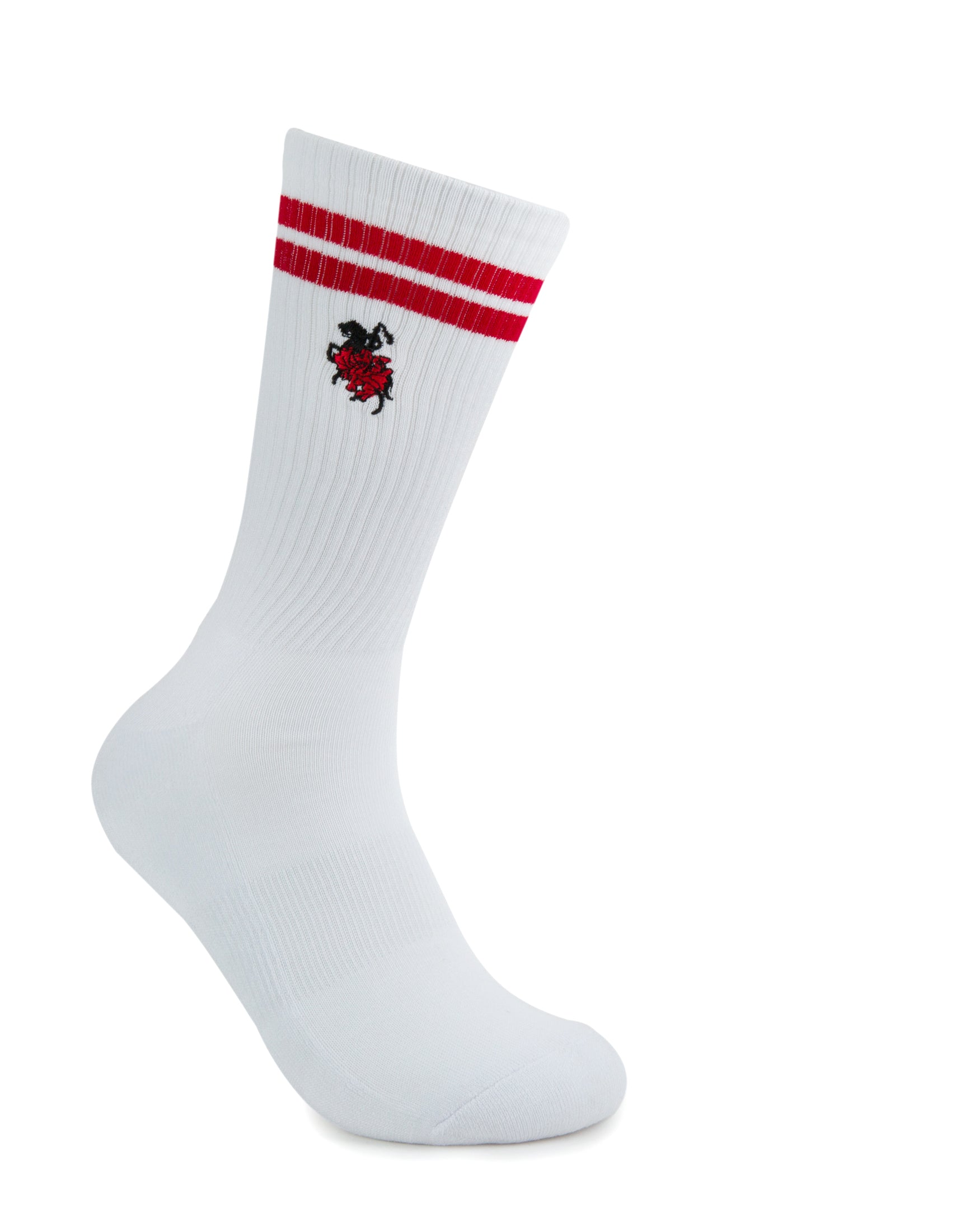 St George Illawarra Dragons Embroidered Sneaker Sock 2 Pack