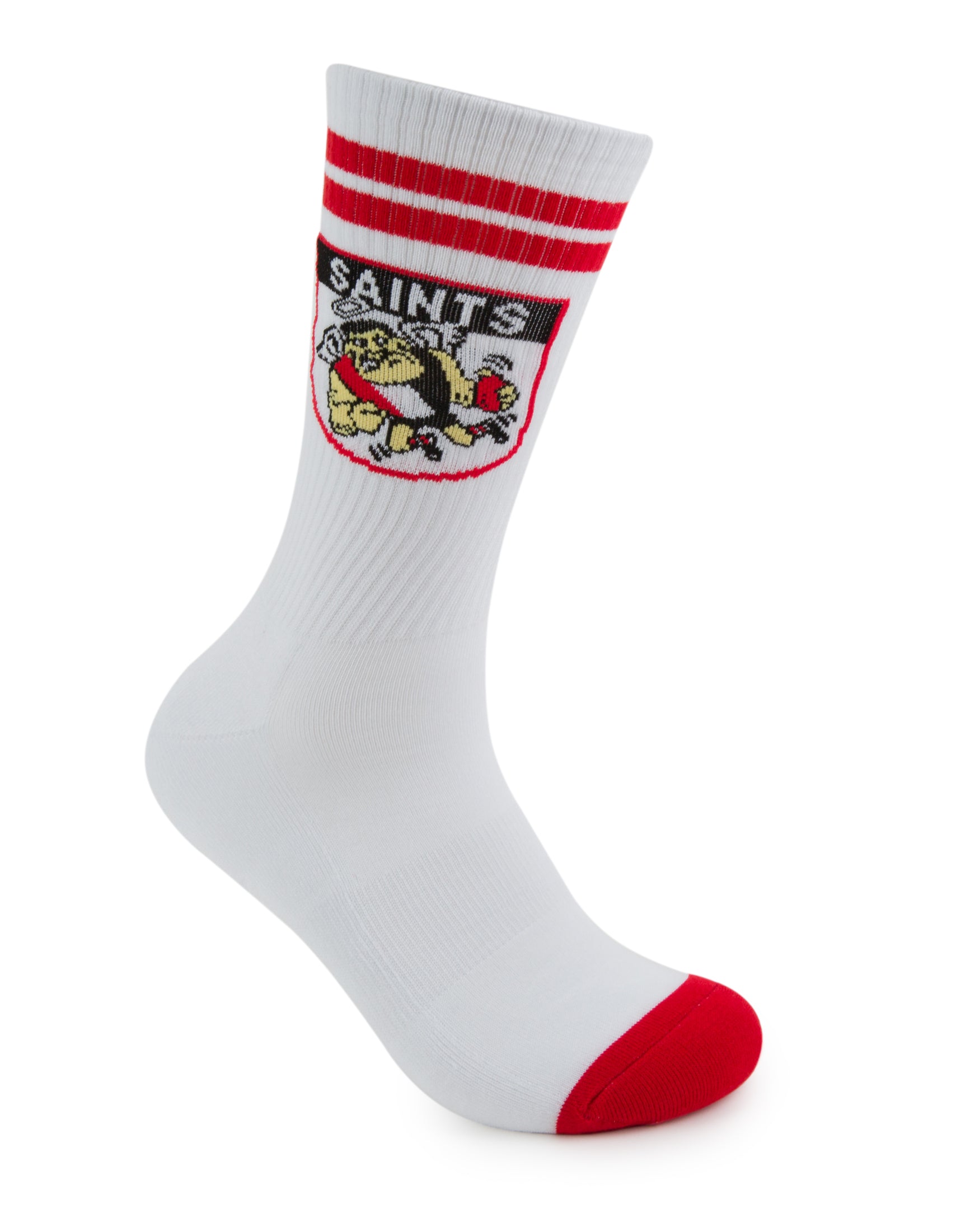 St Kilda Saints Retro Sneaker Sock 2 Pack