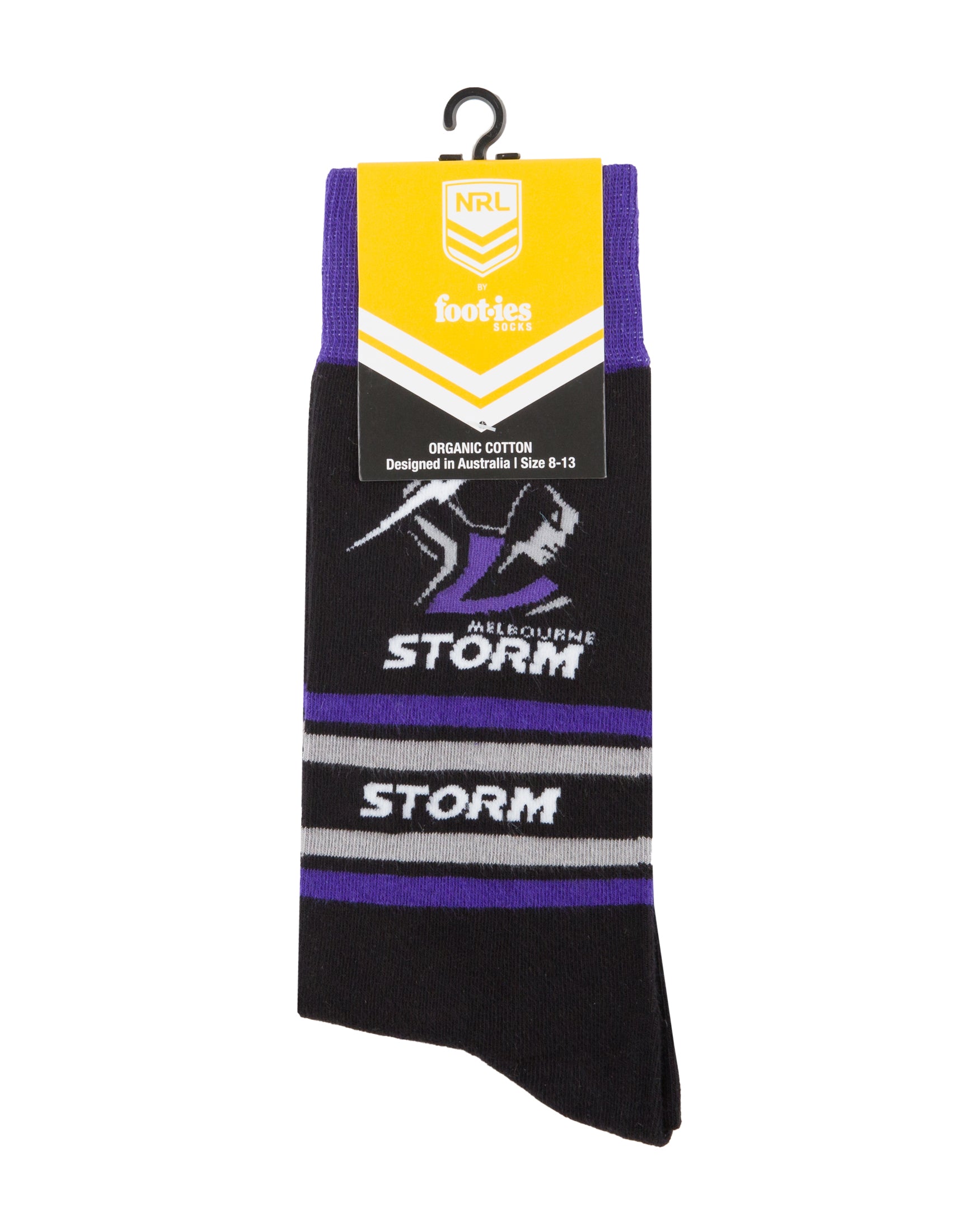 Melbourne Storm Stripe Organic Cotton Socks