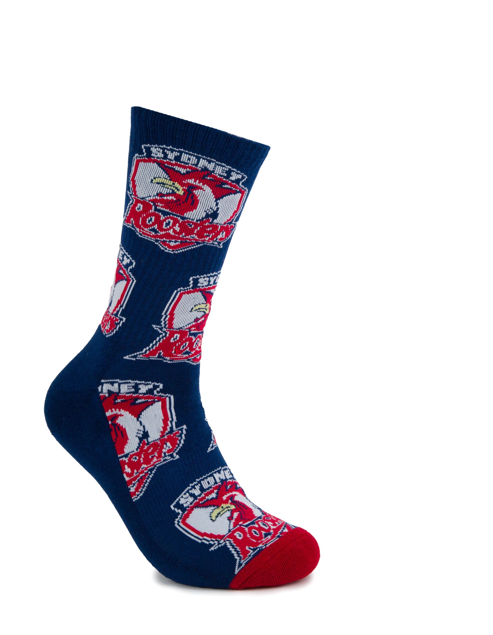 Sydney Roosters Embroidered Sneaker Sock 2 Pack
