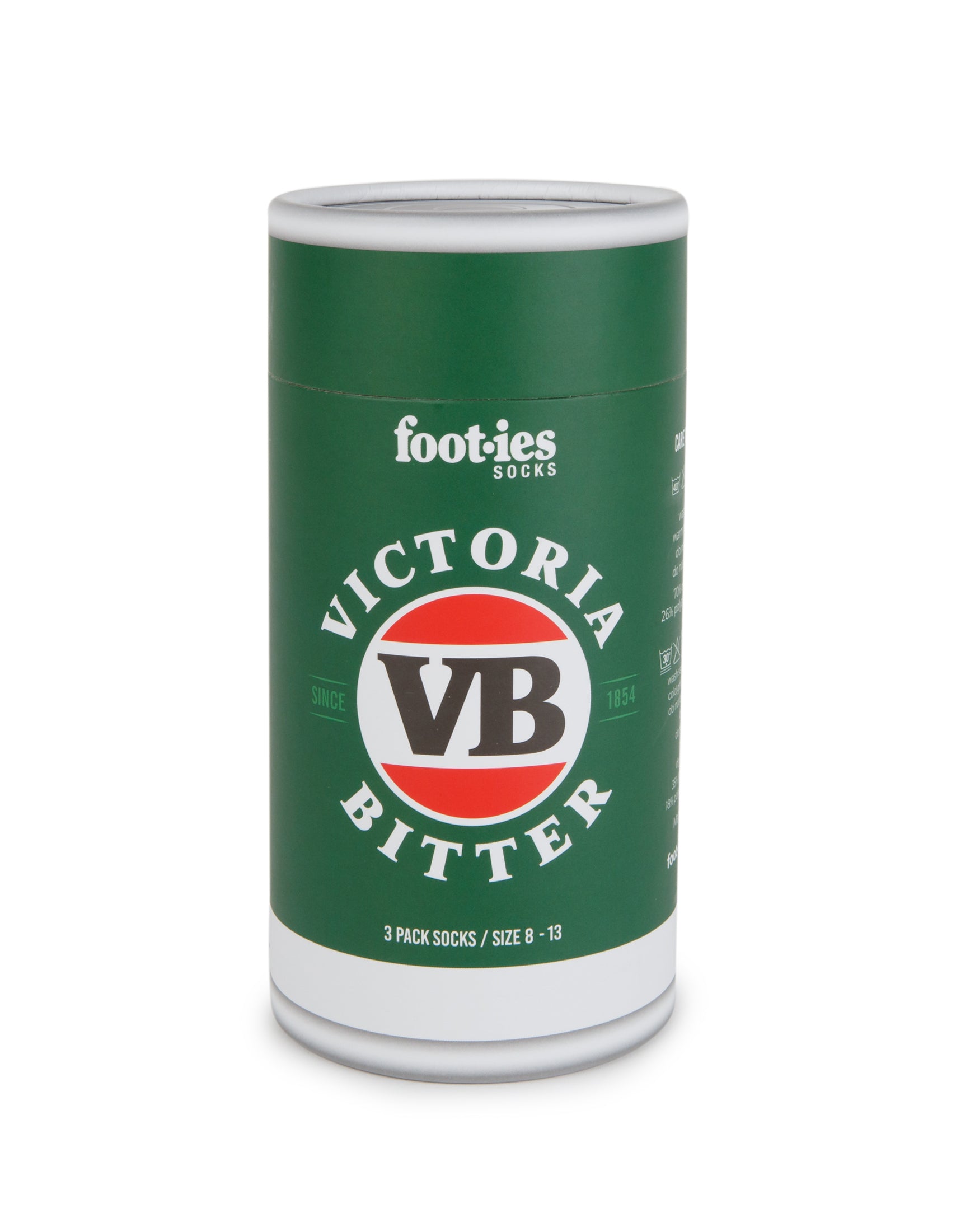 VB Assorted Socks 3-Pack Gift Can
