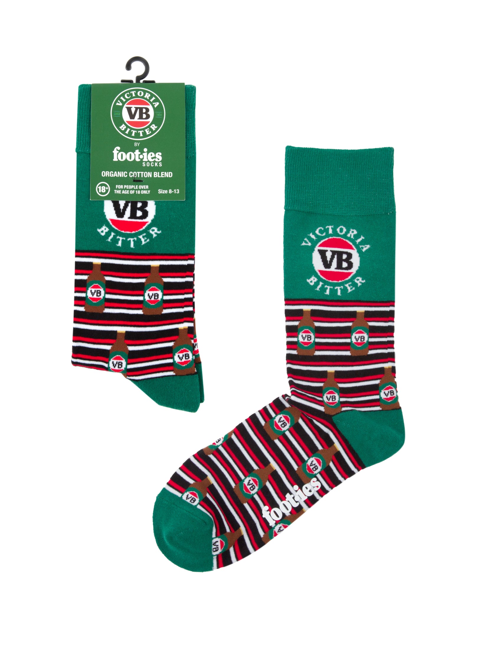 VB Stripe Bottles Organic Cotton Socks