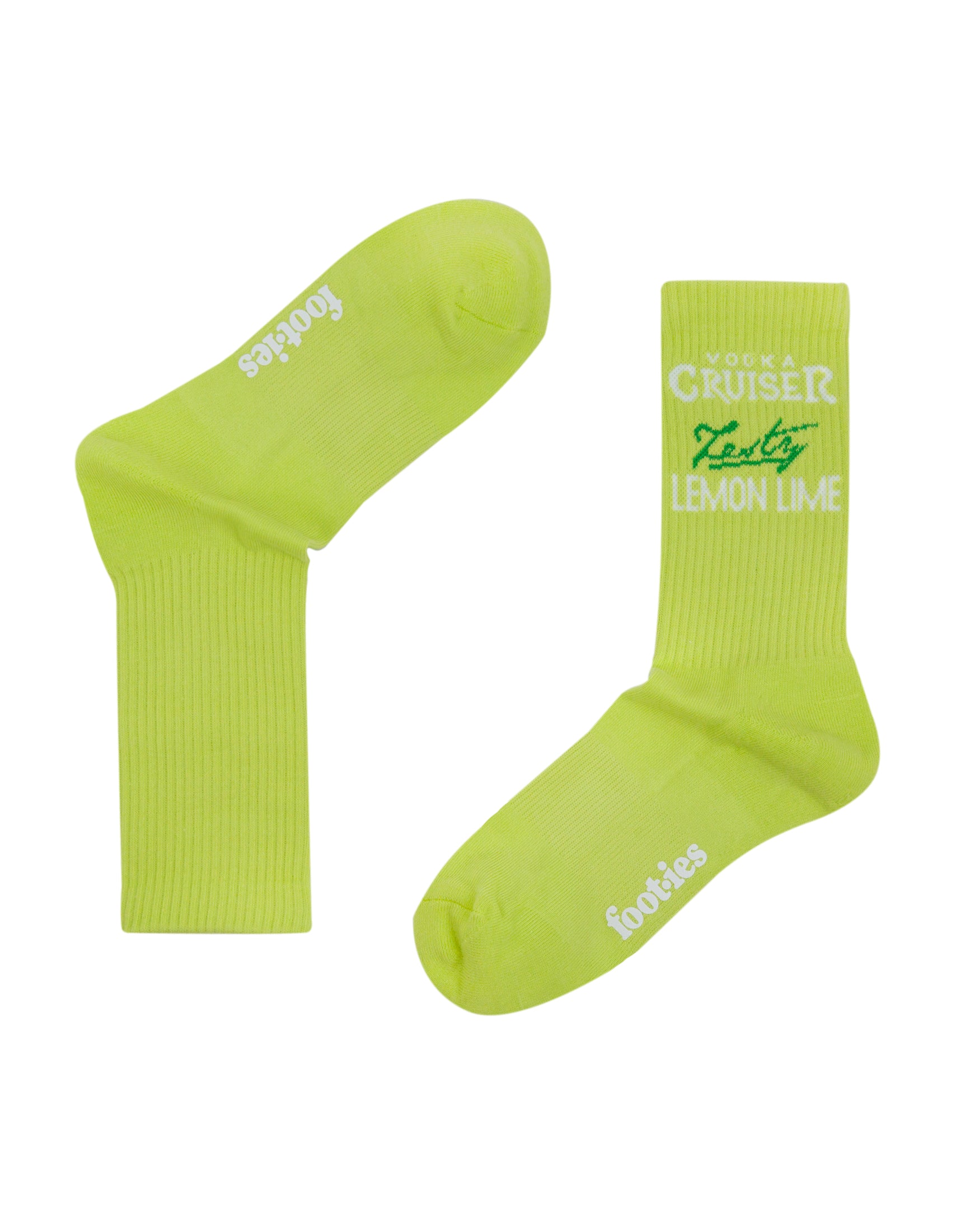 Vodka Cruiser Zesty Lemon Lime Sneaker Sock 2-Pack