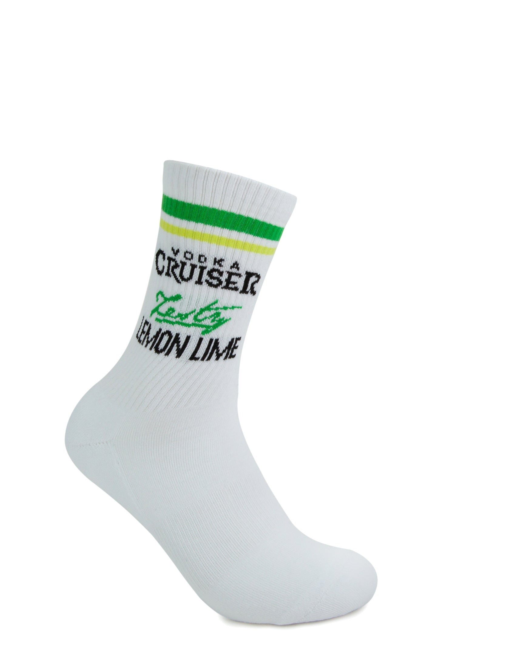 Vodka Cruiser Zesty Lemon Lime Sneaker Sock 2-Pack