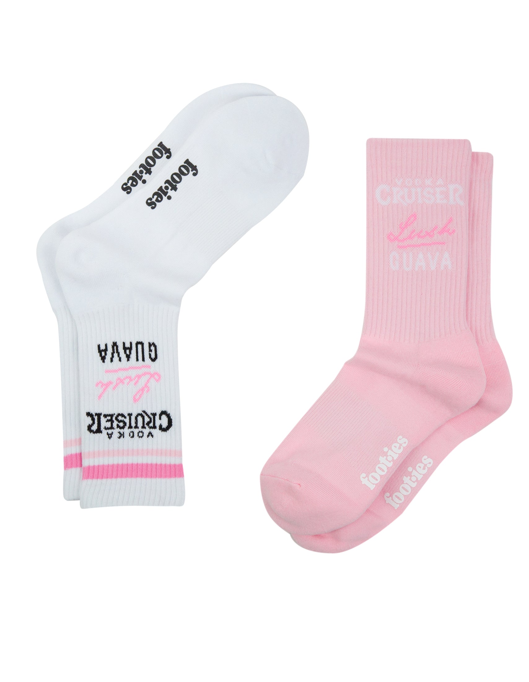Vodka Cruiser Lush Guava Sneaker Sock 2 Pack