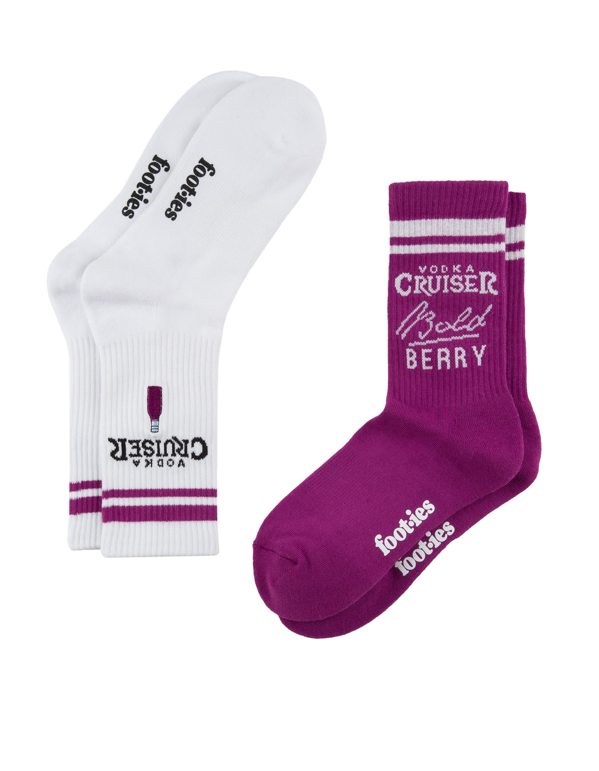 Vodka Cruiser Bold Embroidery Sneaker Sock 2-Pack