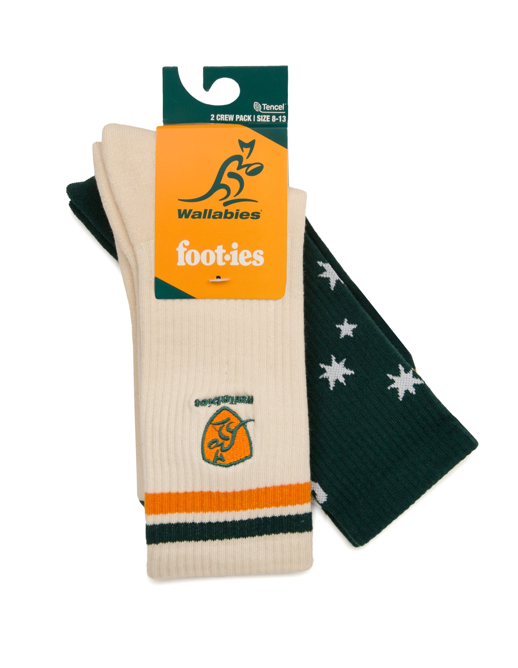 Wallabies Shield Sneaker Sock 2-Pack