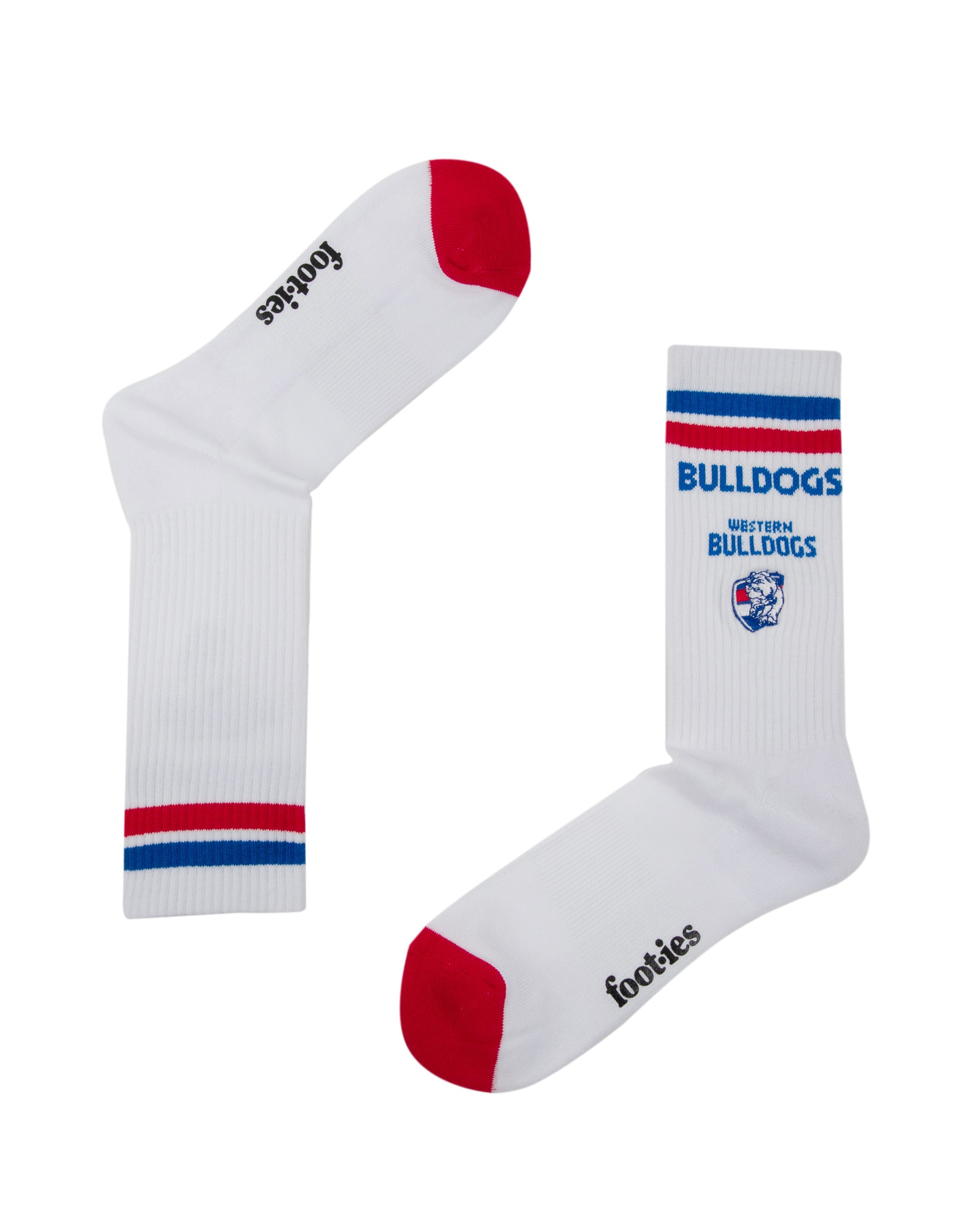 Western Bulldogs Mascot Sneaker Socks 2 Pack