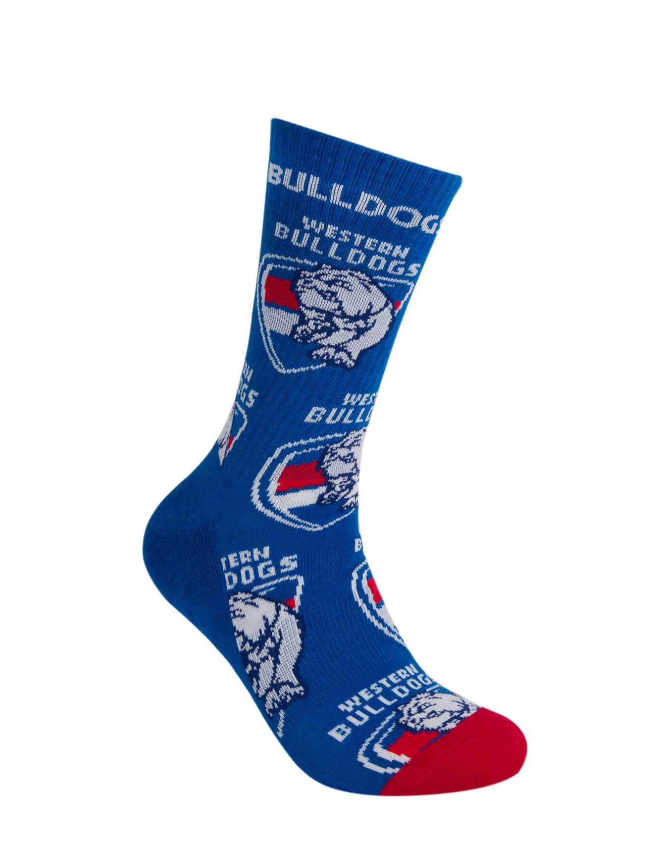 Western Bulldogs Mascot Sneaker Socks 2 Pack