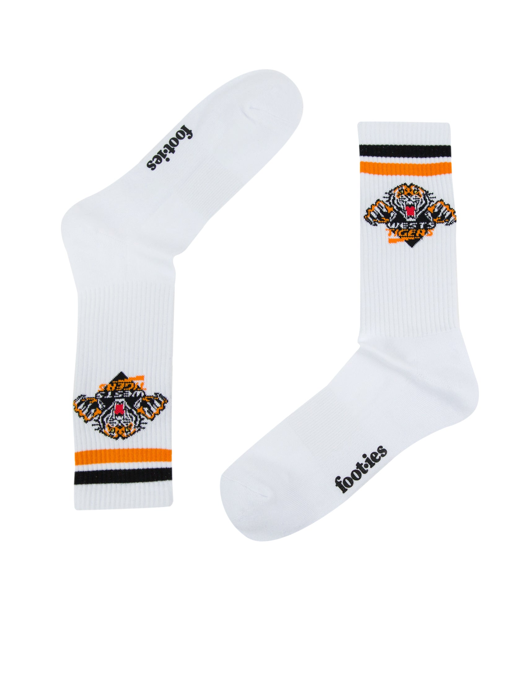 Wests Tigers Retro Sneaker Sock 2-Pack