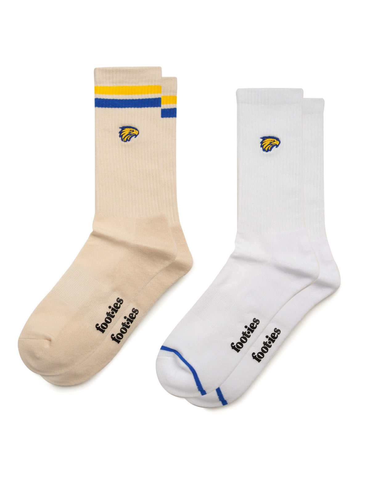 West Coast Eagles Sneaker Sock 2-Pack Gift Box
