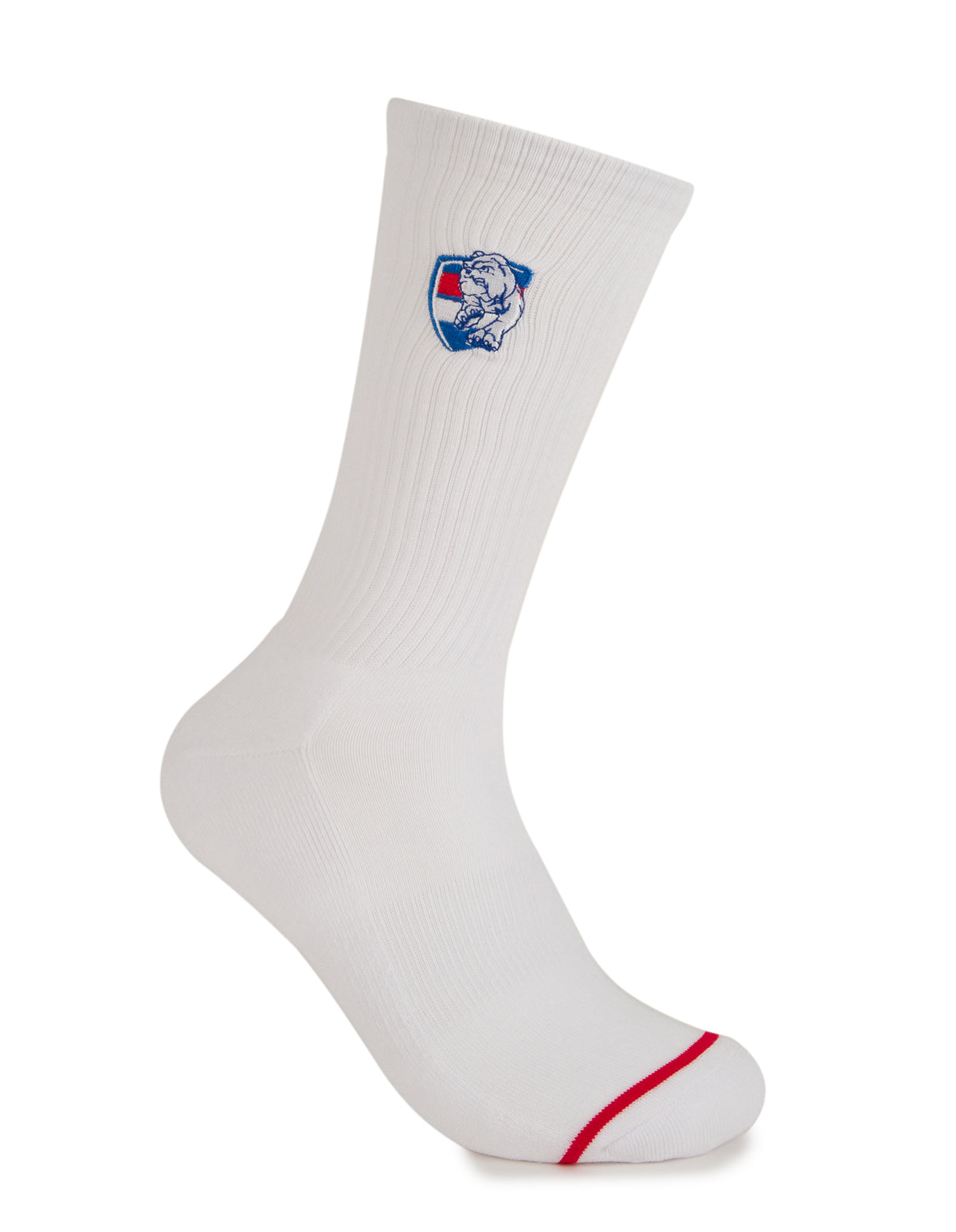 Western Bulldogs Sneaker Sock 2 Pack Giftbox-M/L