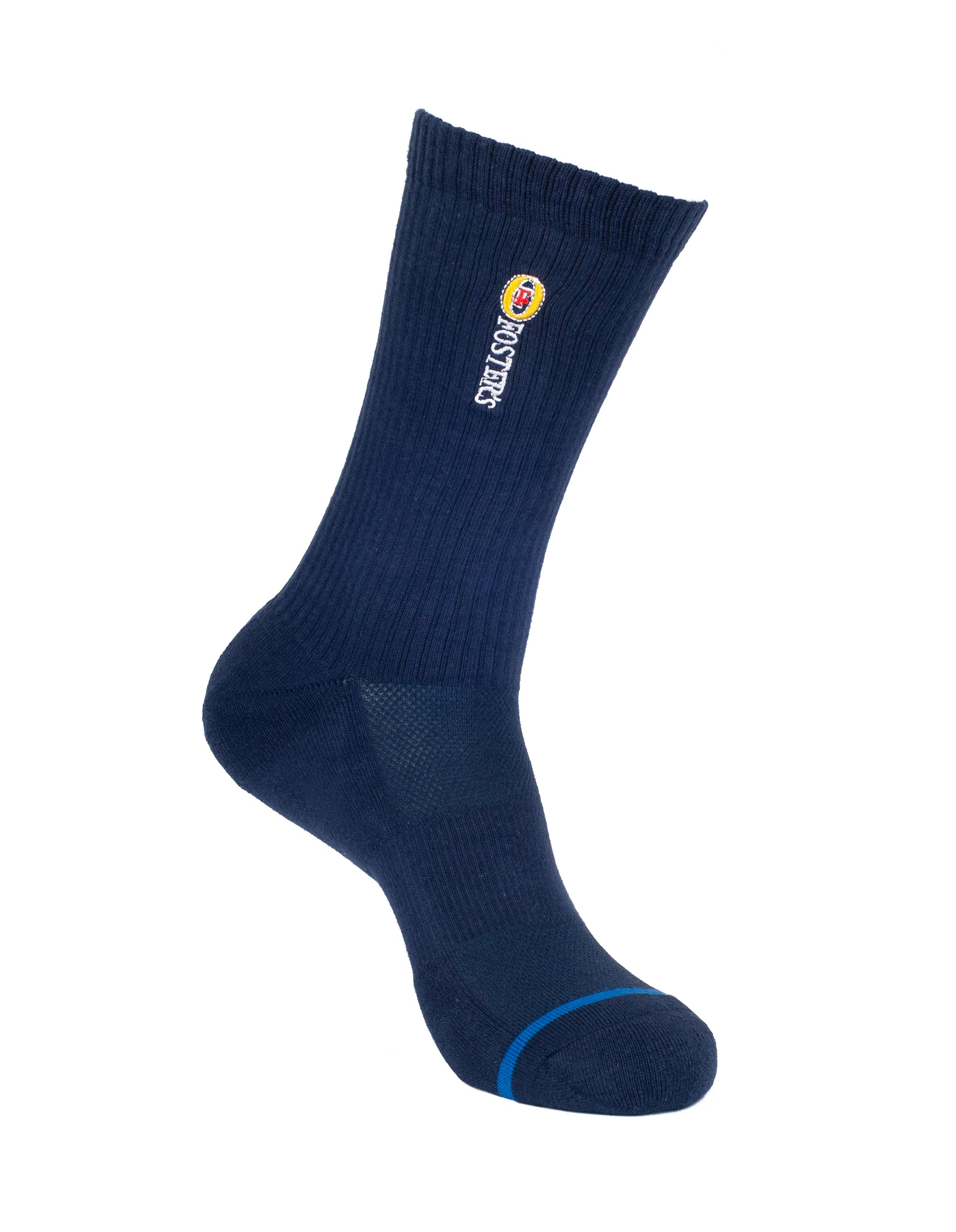Fosters Embroidered 2 Pack Socks