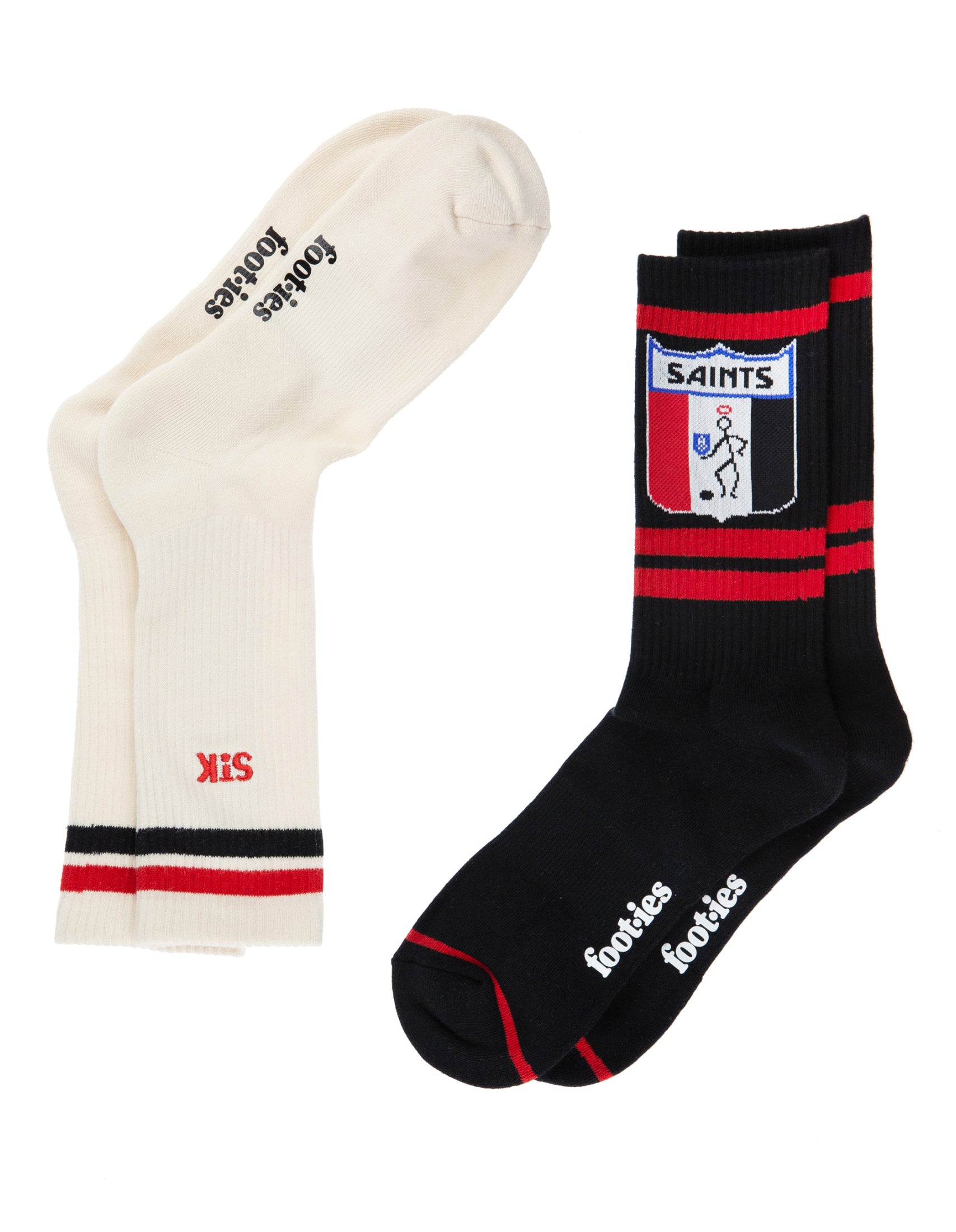St Kilda Saints Icons 2 Pack Sneaker Socks