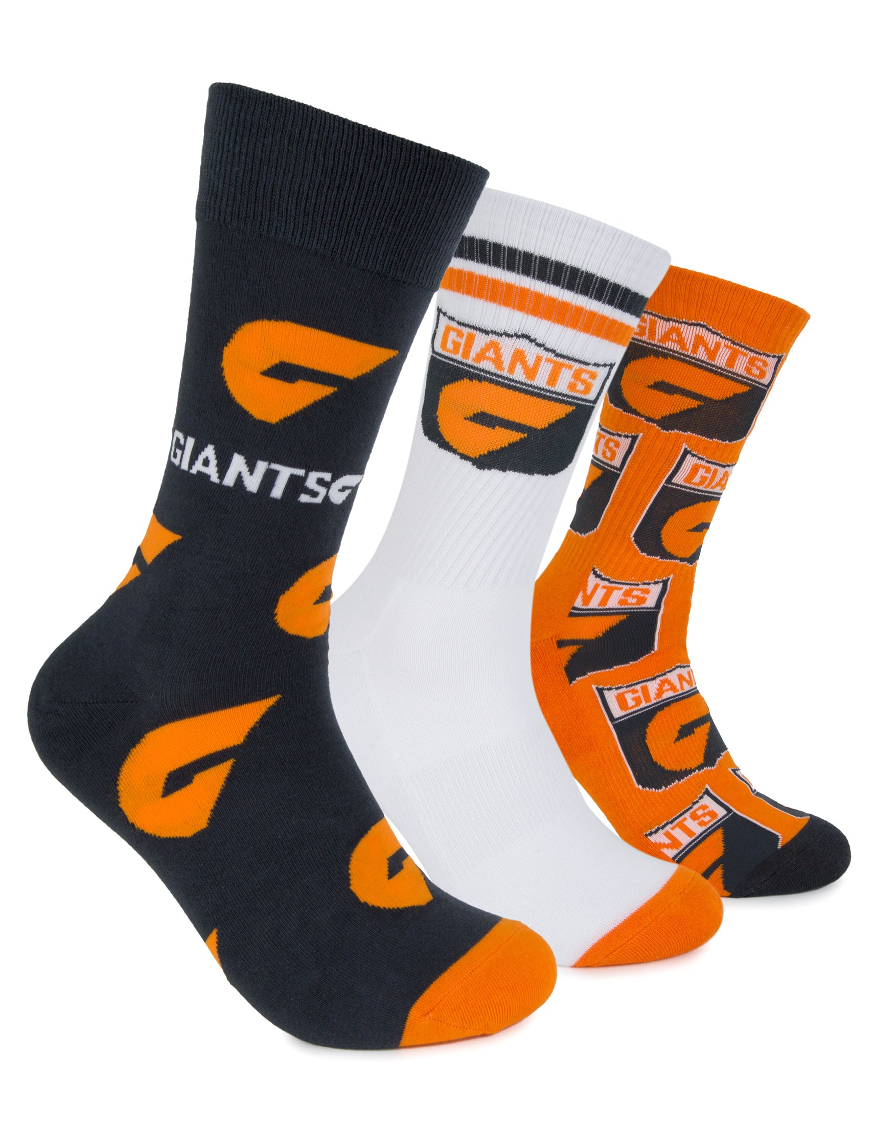 GWS GIANTS 3 Pack Socks Gift Box