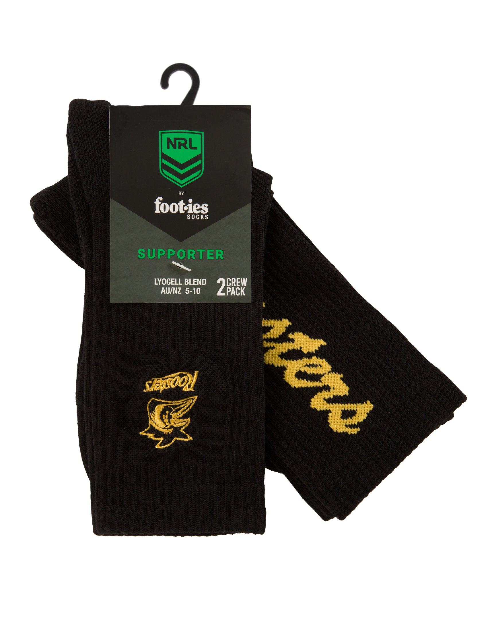Sydney Roosters Sneaker Sock 2-Pack