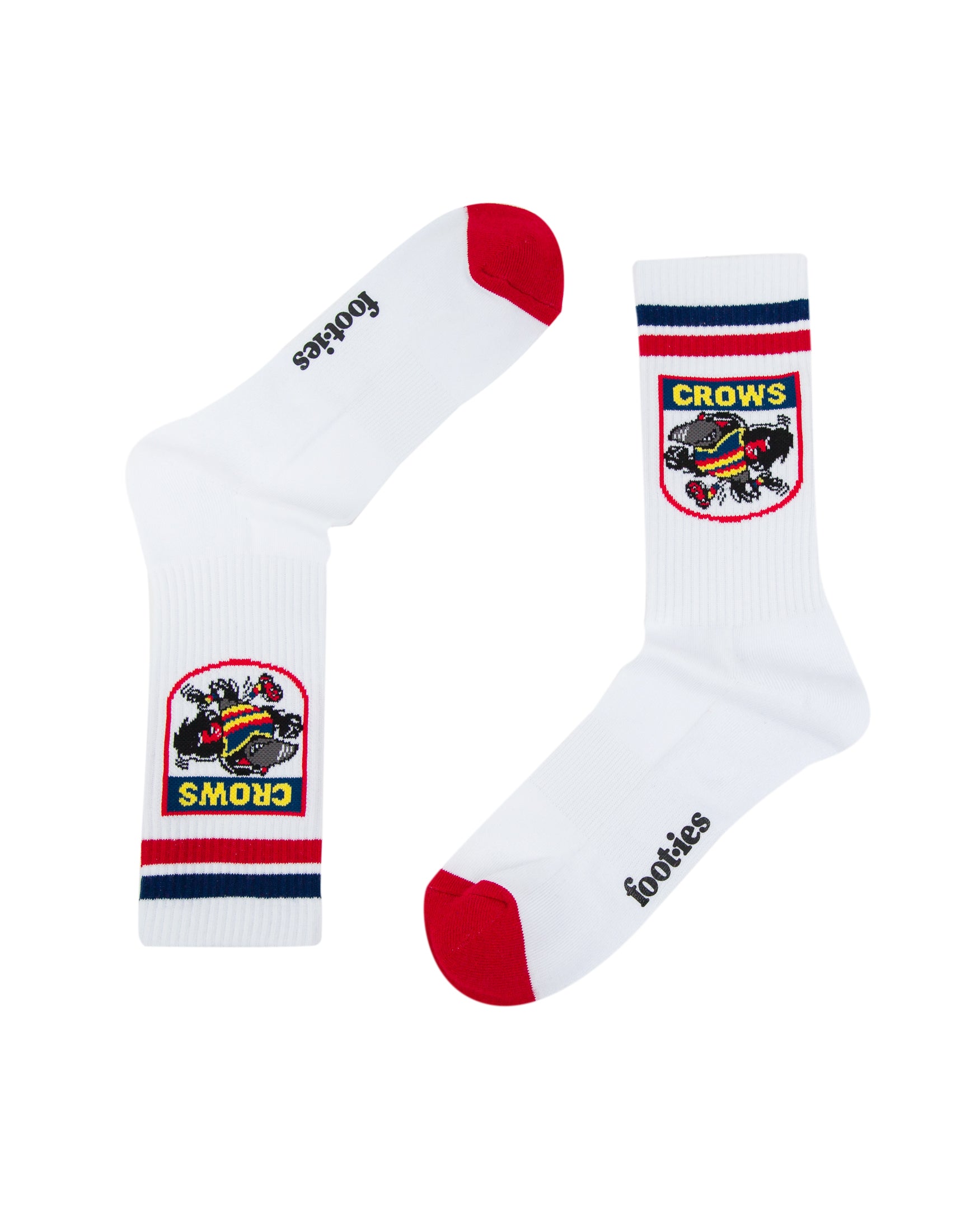 Adelaide Crows Retro Sneaker Sock 2 Pack