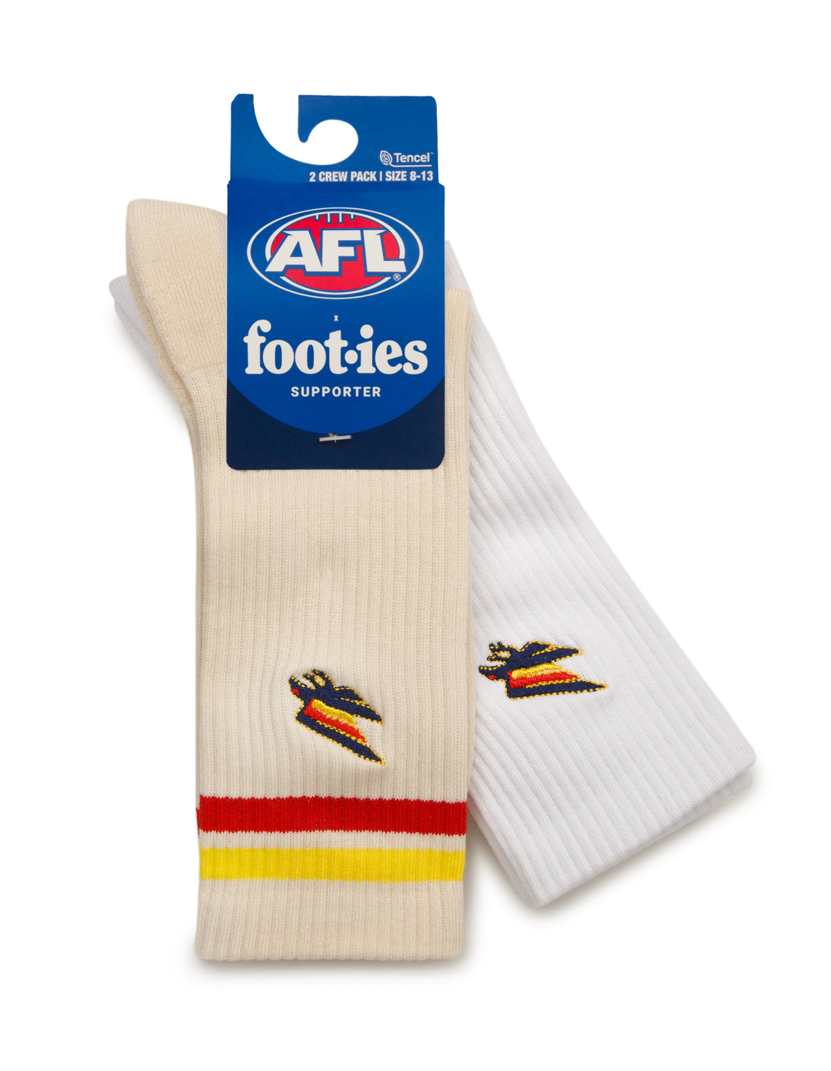 Adelaide Crows Sneaker Sock 2 Pack