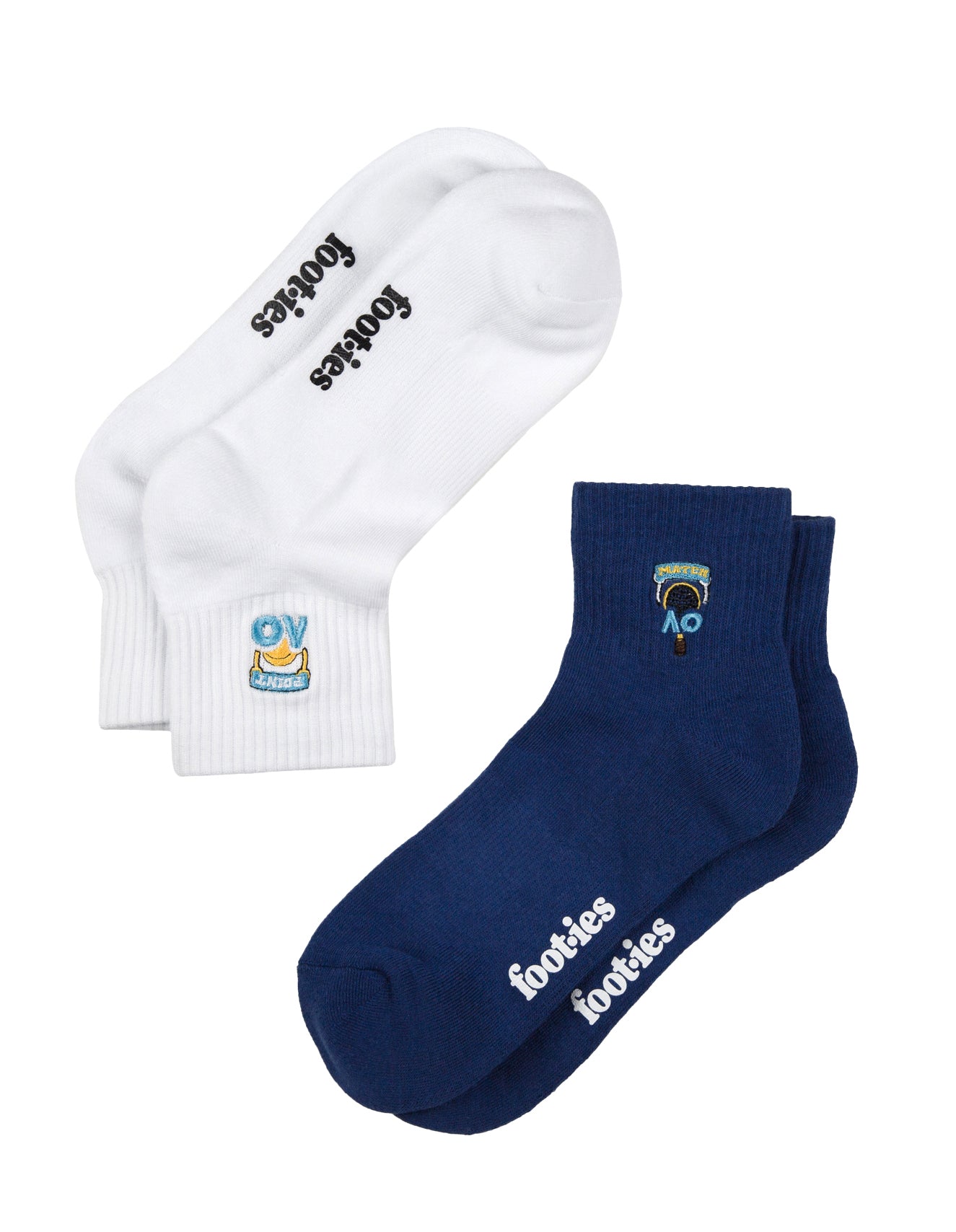AO Point Match Youth Ankle Sock 2 Pack Socks