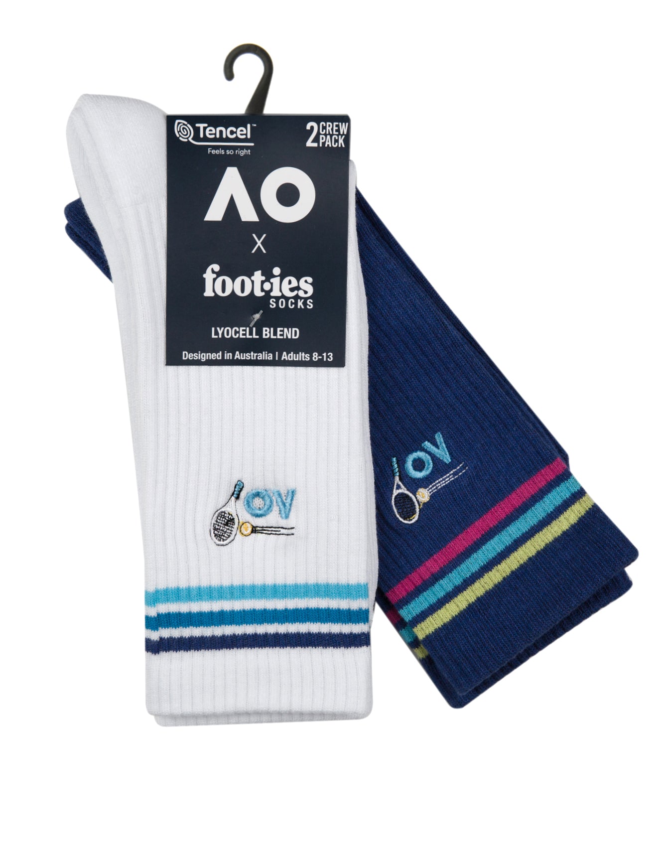 AO Stroke Sneaker Sock 2 Pack Socks