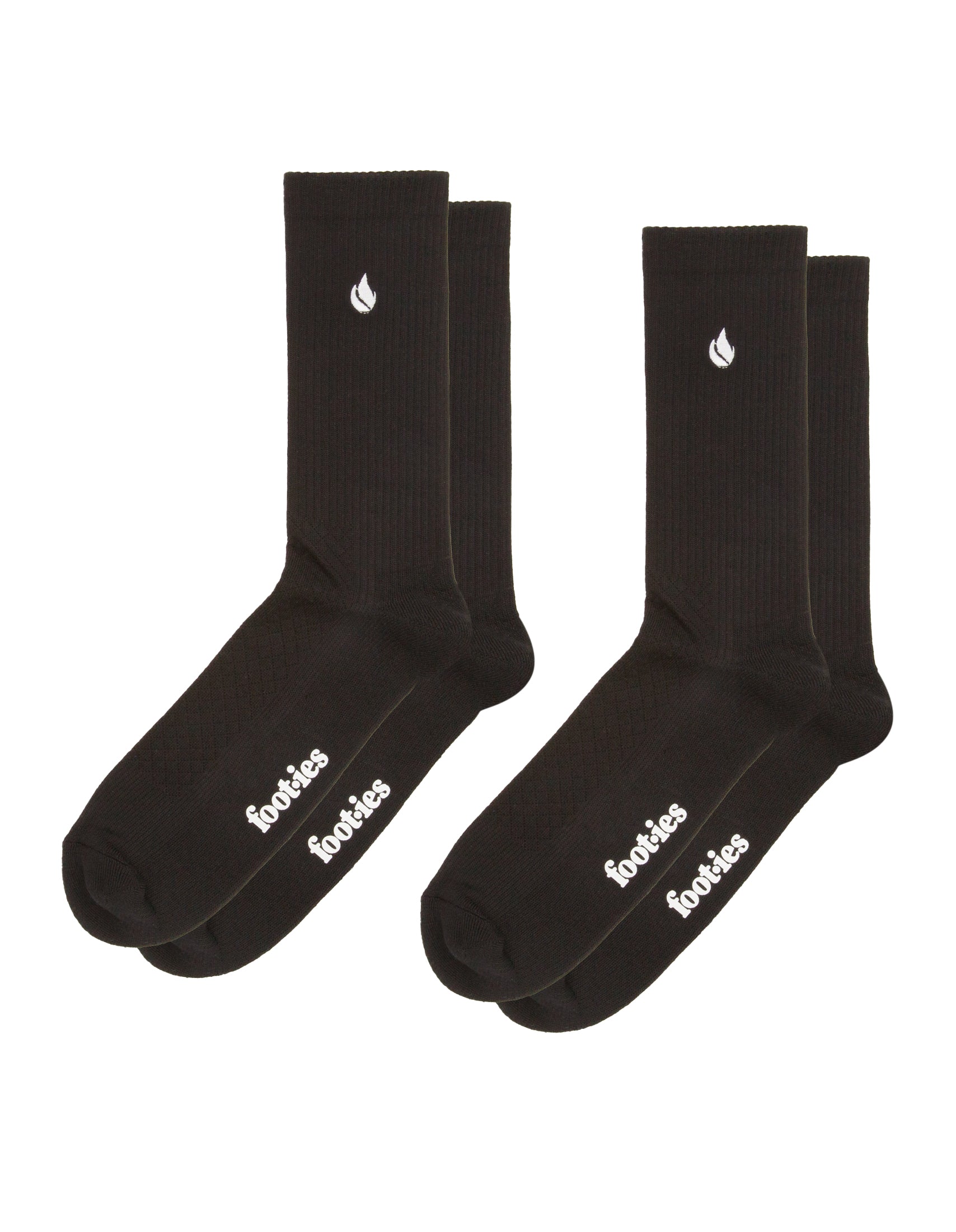 Blaze Sneaker Sock Black 2-Pack