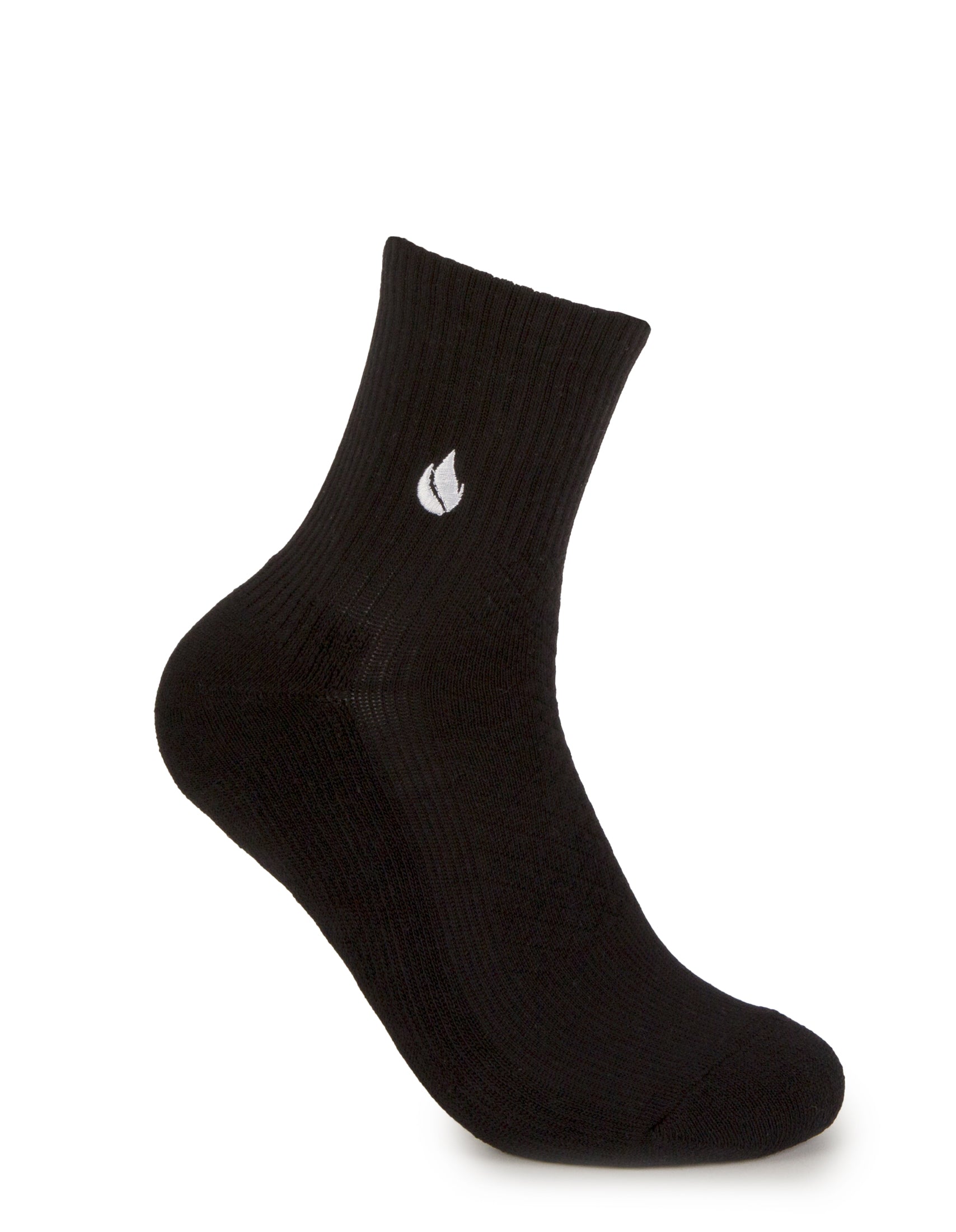 Blaze Half Crew Sneaker Sock Black 3-Pack
