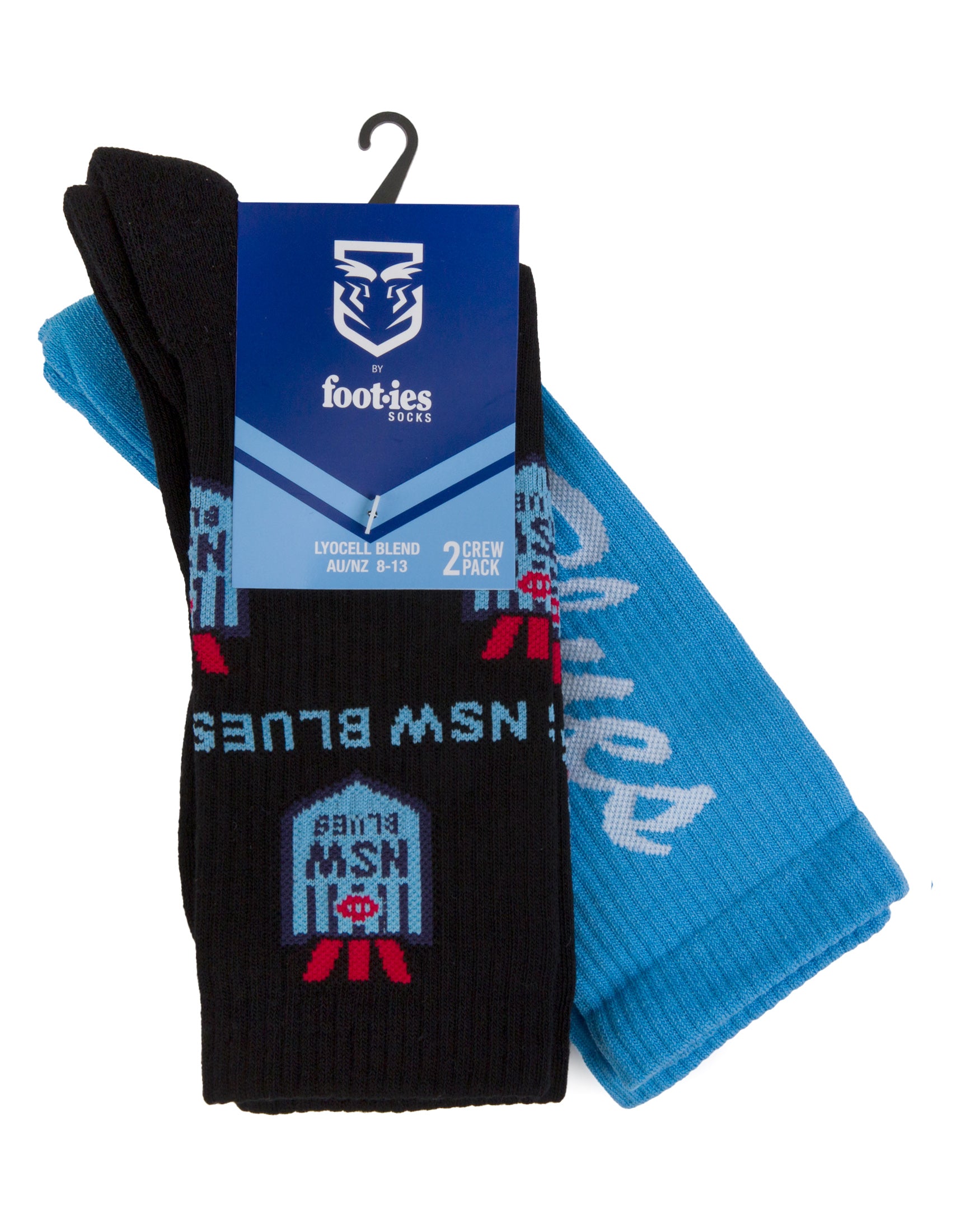 NSW Blues Script Sneaker Socks 2-Pack