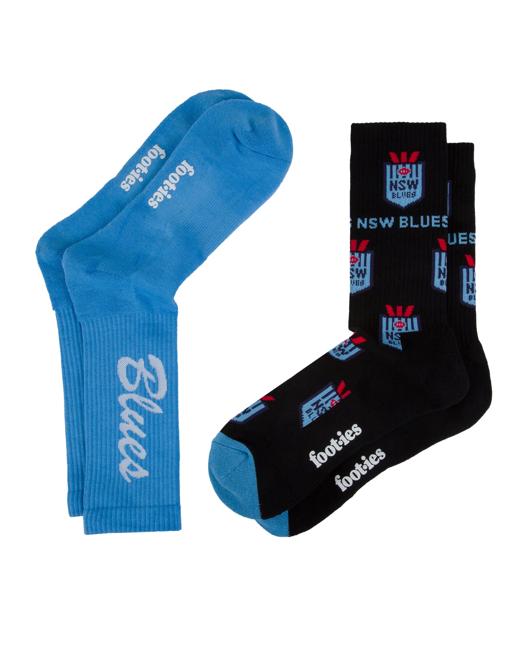 NSW Blues Script Sneaker Socks 2-Pack
