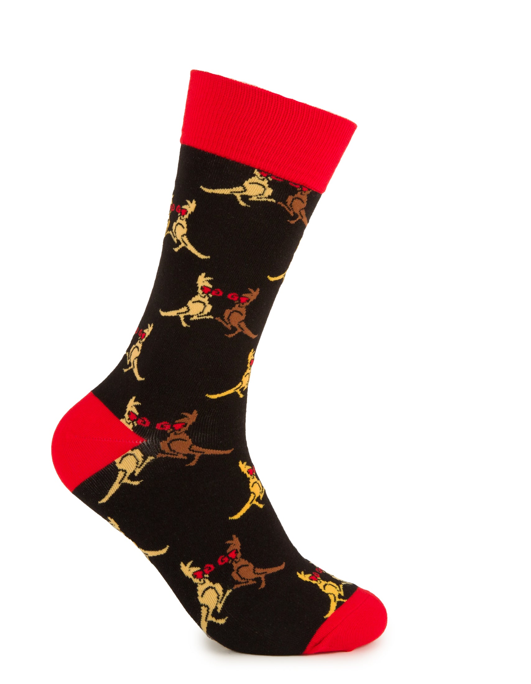 Boxing Kangaroo Organic Cotton Socks