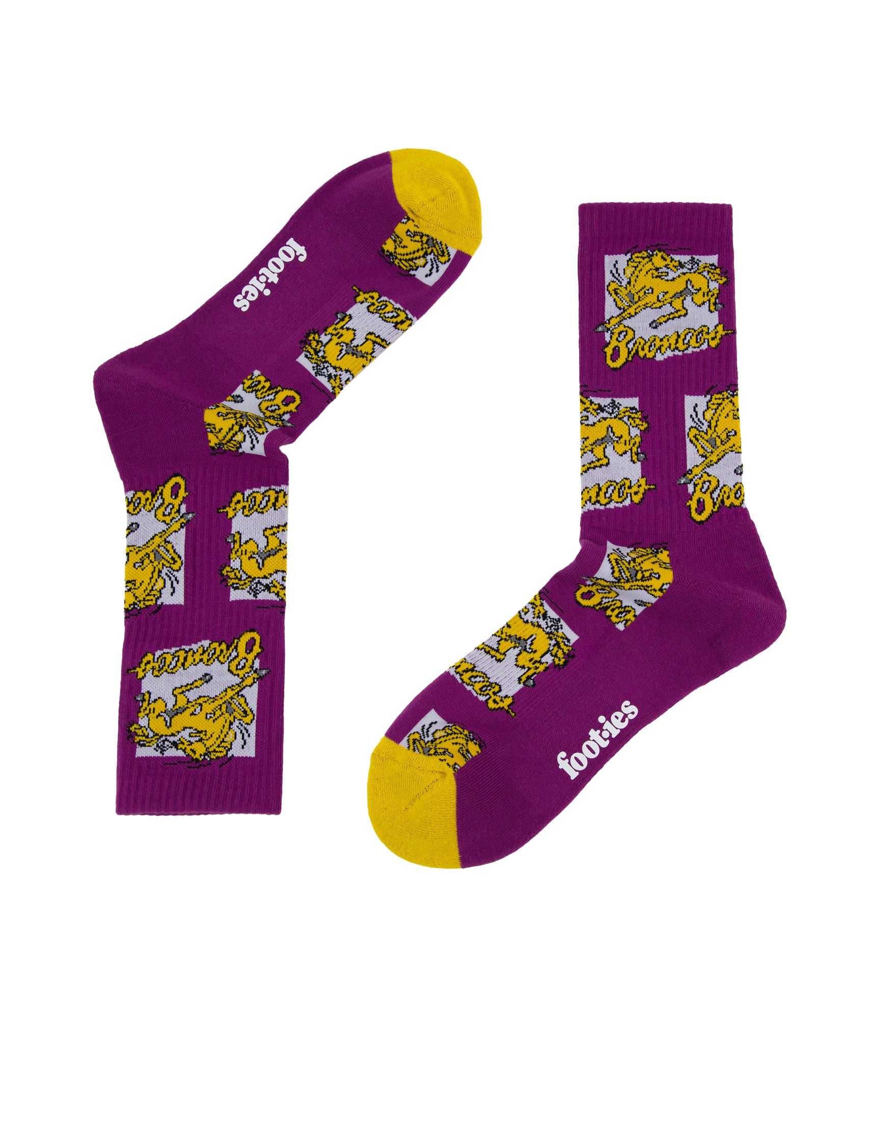 Brisbane Broncos Retro Sneaker Sock 2 Pack