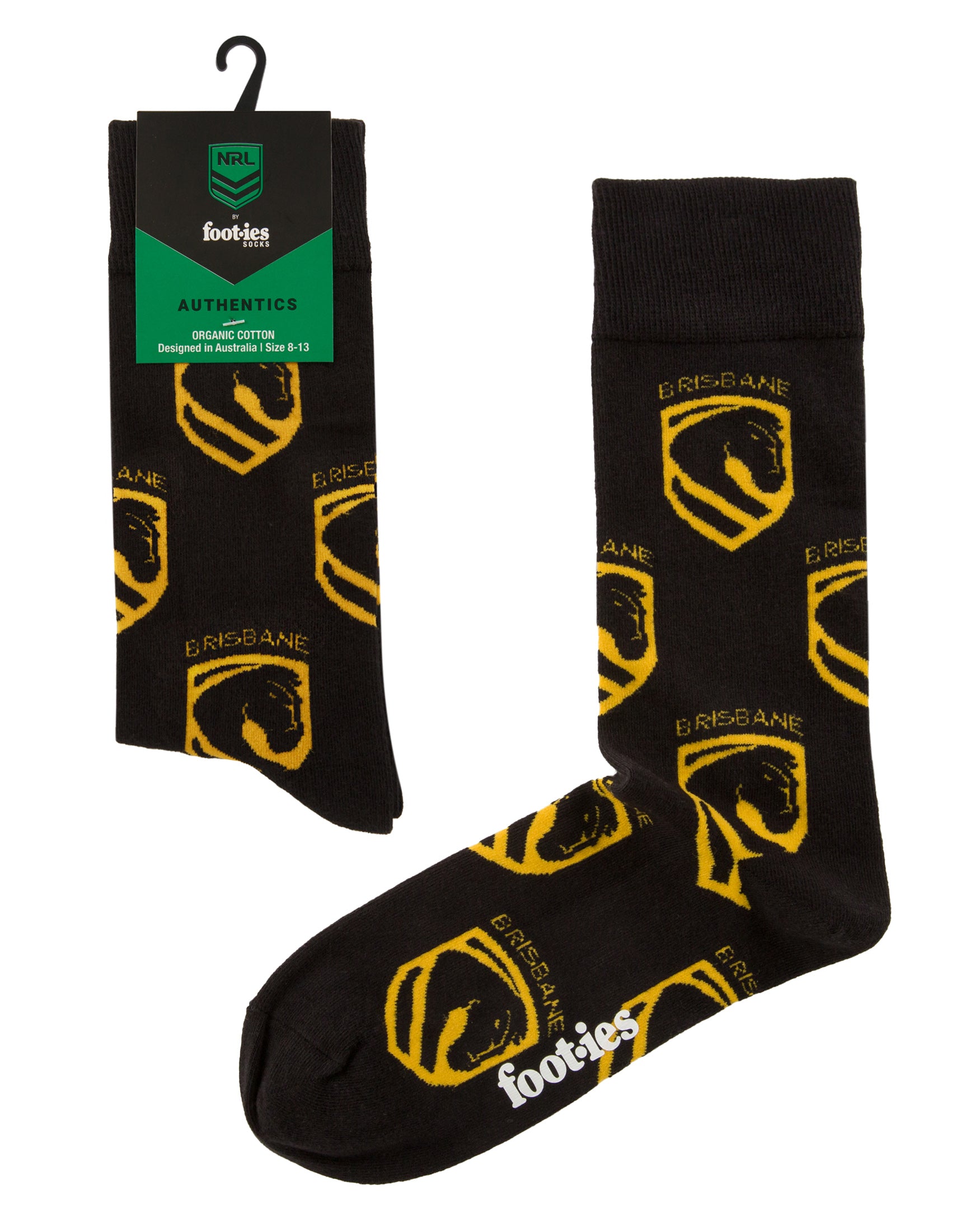 Brisbane Broncos Organic Cotton Sock