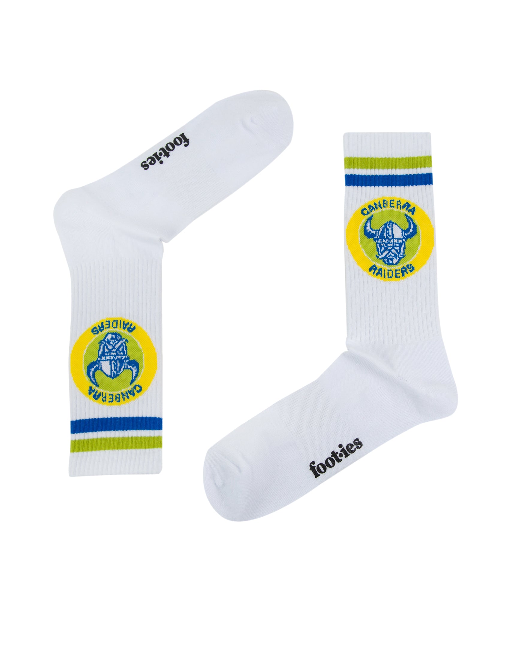 Canberra Raiders Retro Sneaker Sock 2 Pack