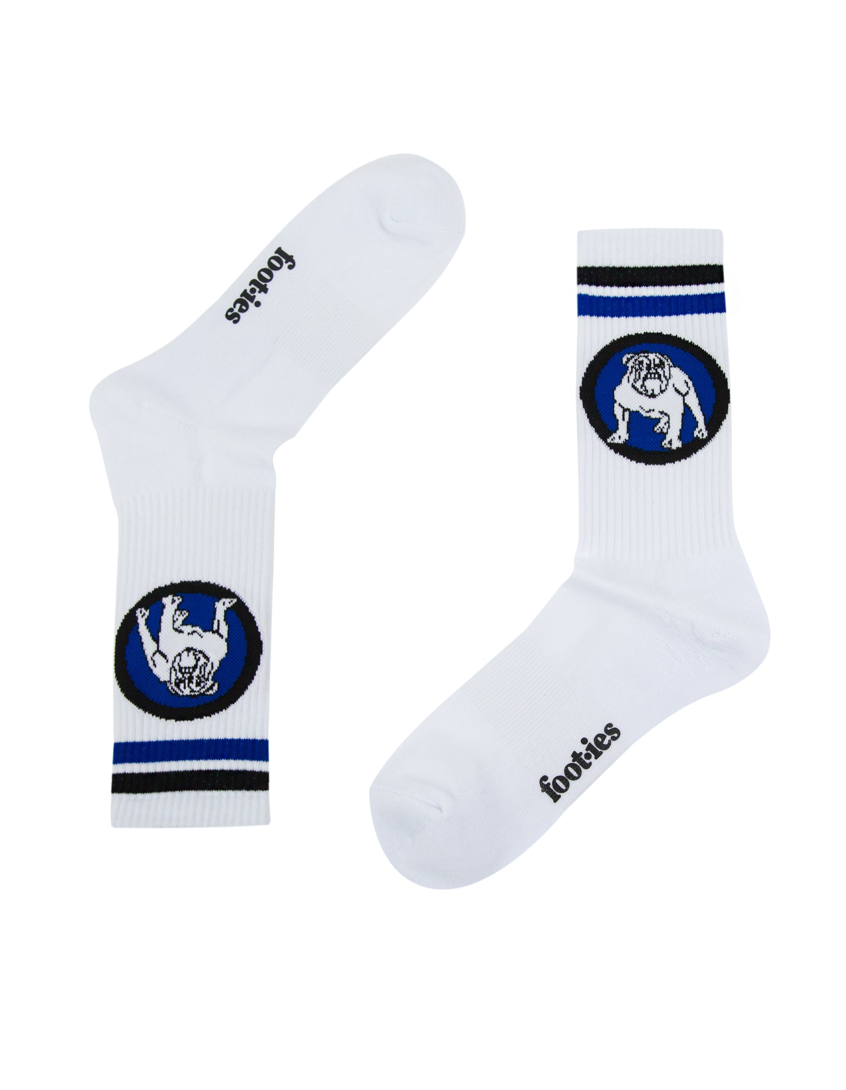 Canterbury-Bankstown Bulldogs Retro Sneaker Sock 2 Pack