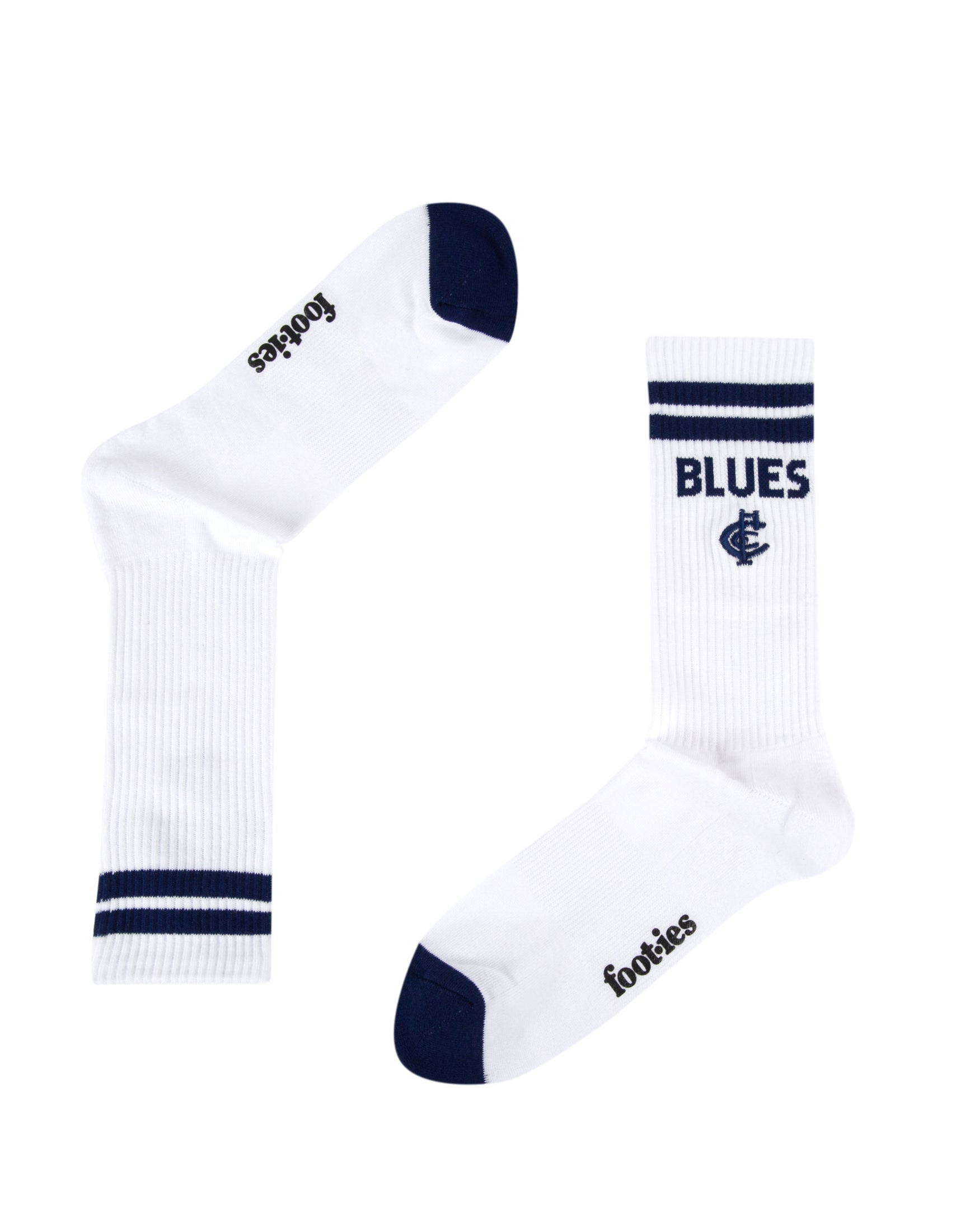 Carlton Blues Mascot Sneaker 2 Pack Socks