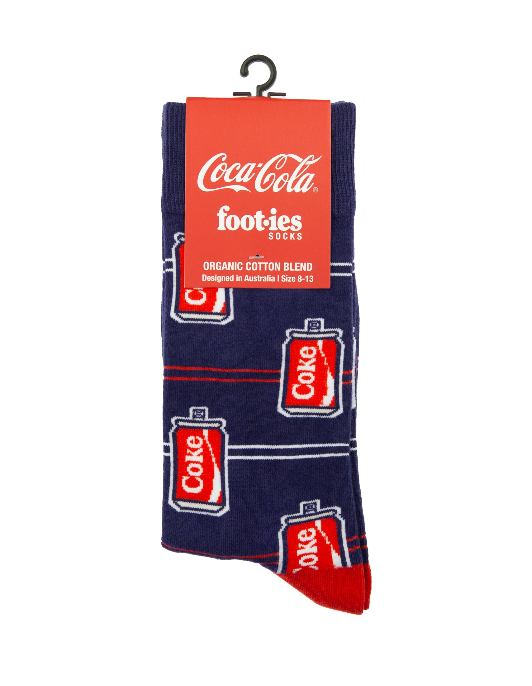 Coke Cans Stripe Organic Cotton Socks