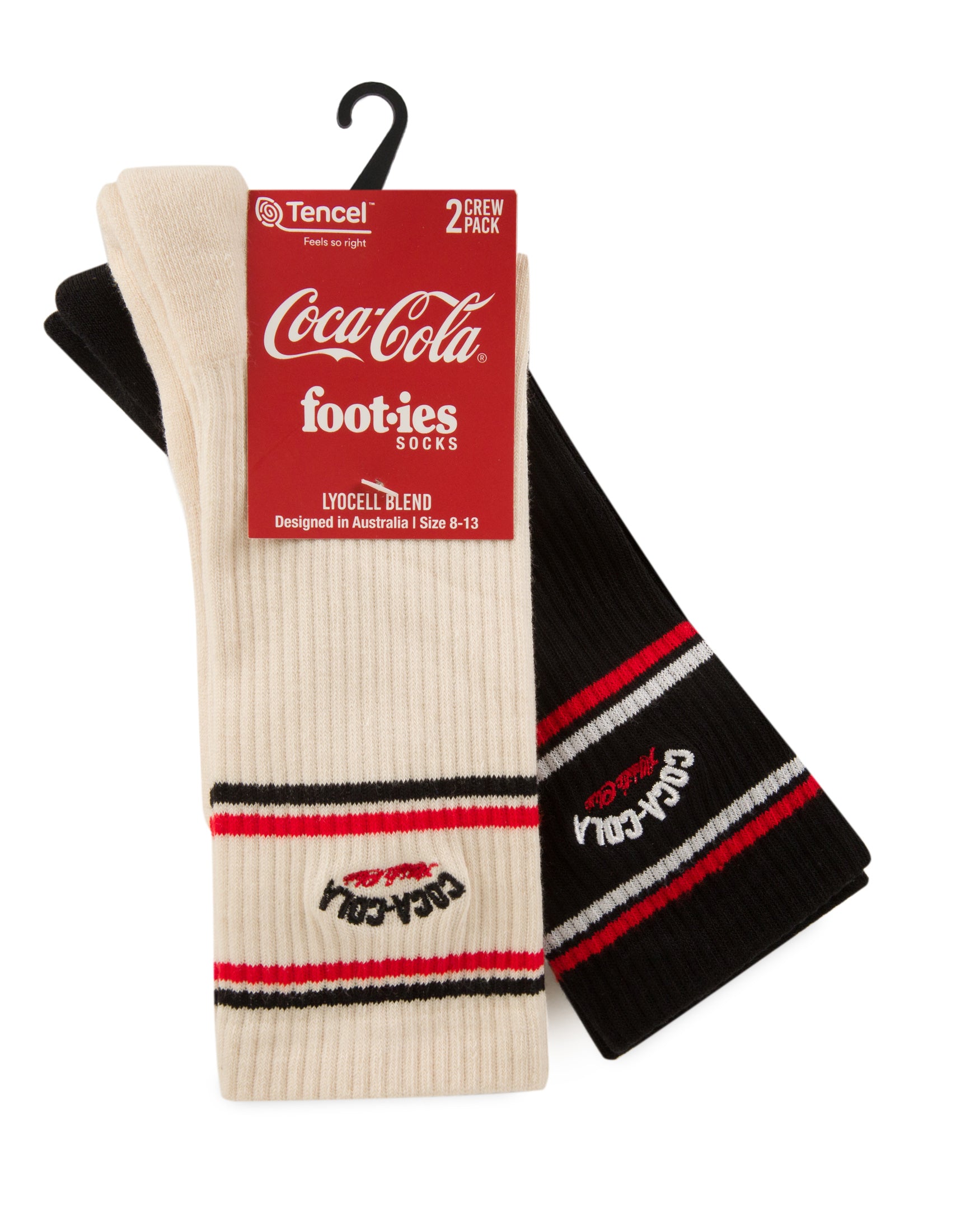 Coke Sports Sneaker Sock 2-Pack