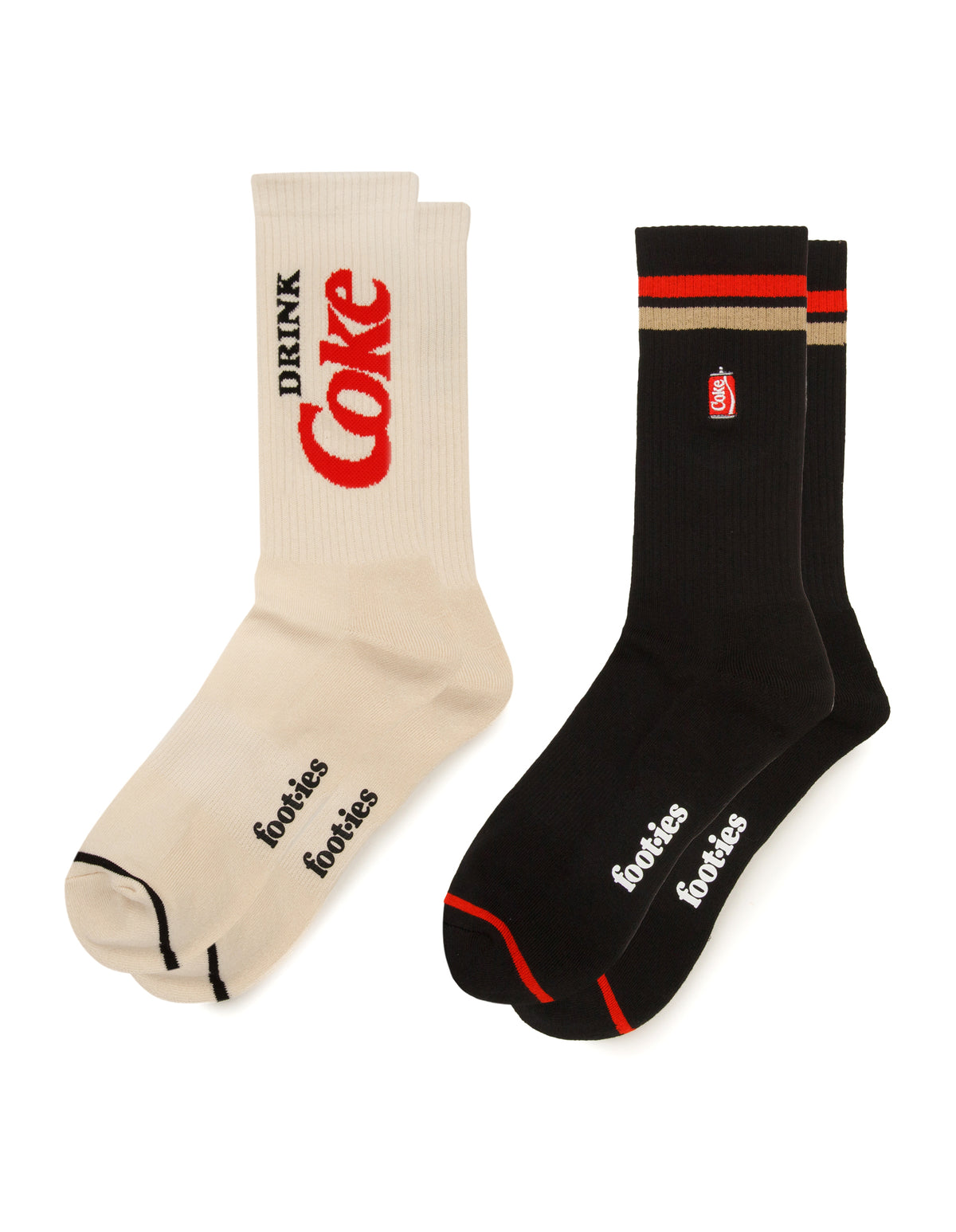 Drink Coke Sneaker Sock 2 Pack