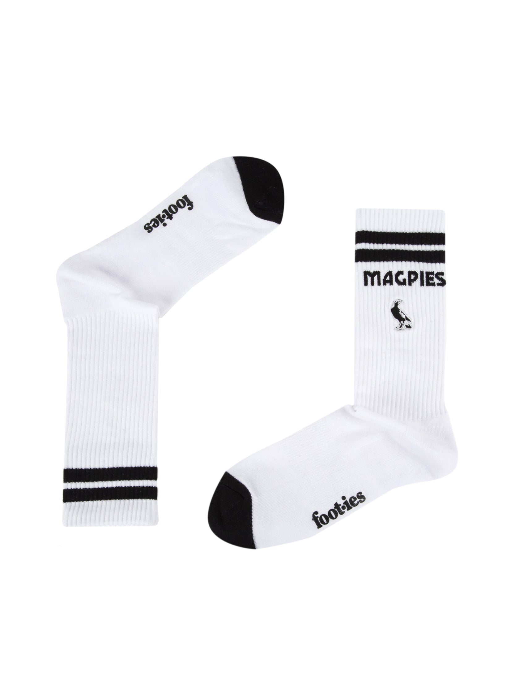 Collingwood Magpies Mascot Sneaker 2 Pack Socks