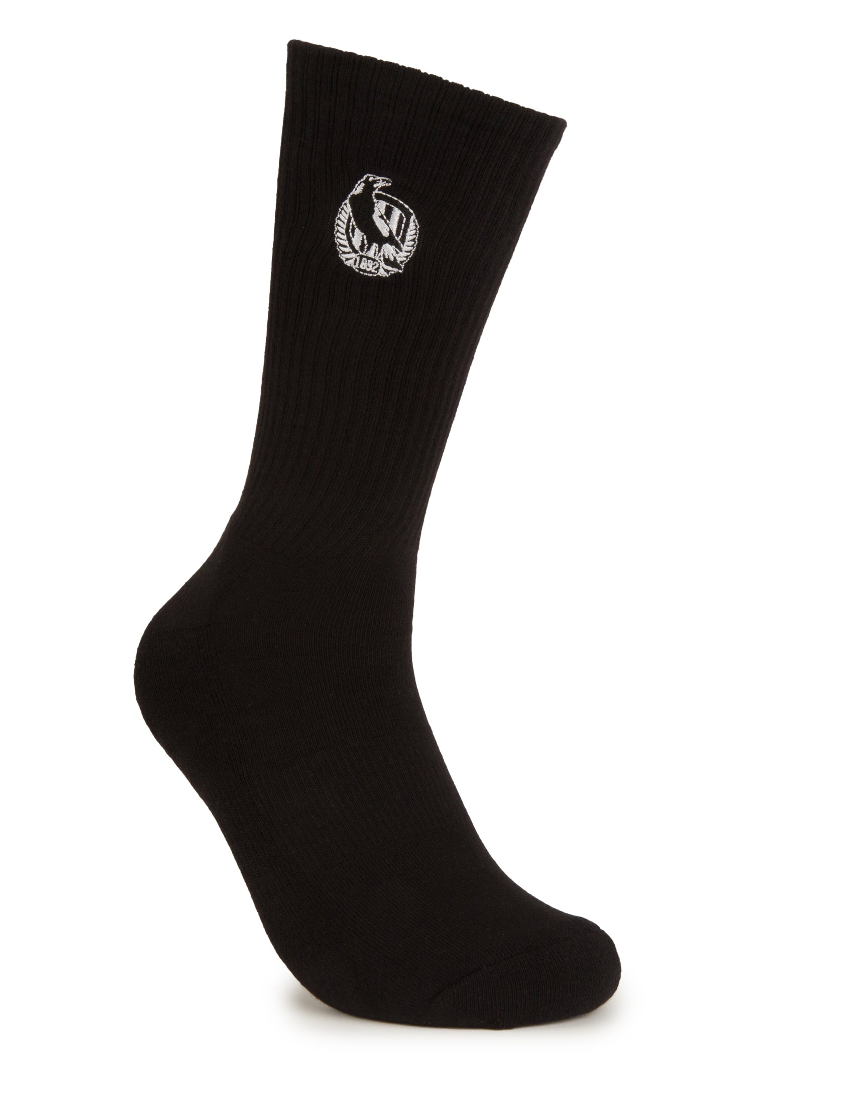 Collingwood Magpies Sneaker Sock 2-Pack