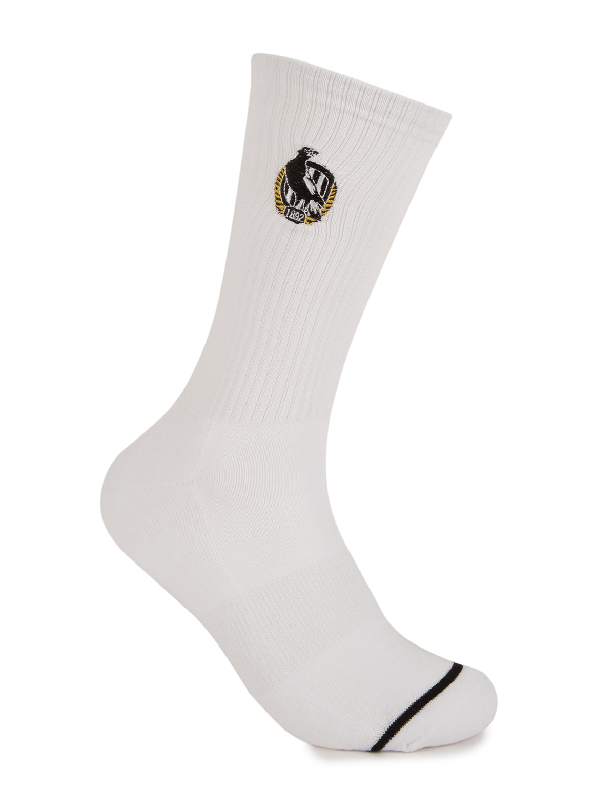 Collingwood Magpies Sneaker Sock 2 Pack Gift Box