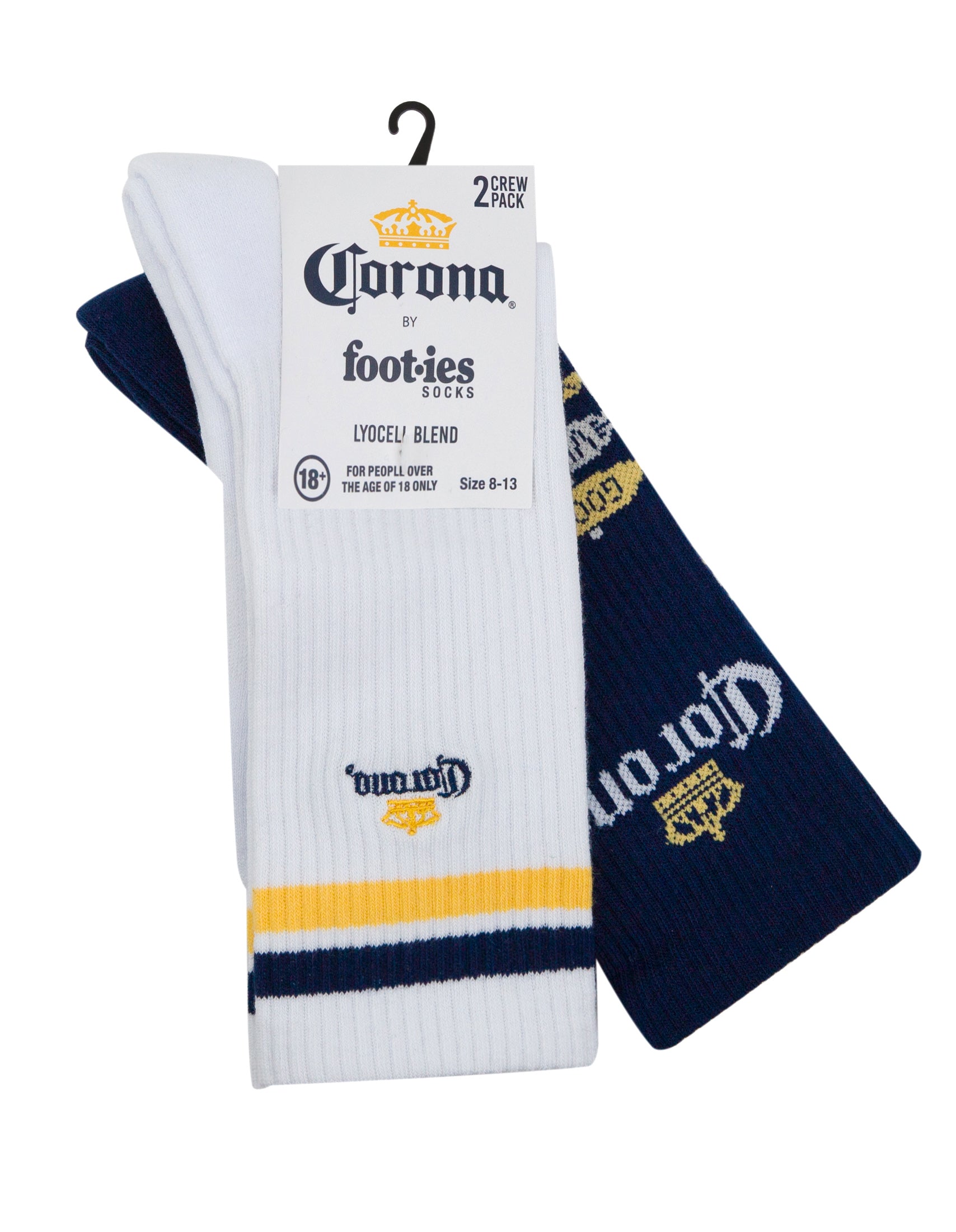 Corona Good Vibes Sneaker Sock 2 Pack