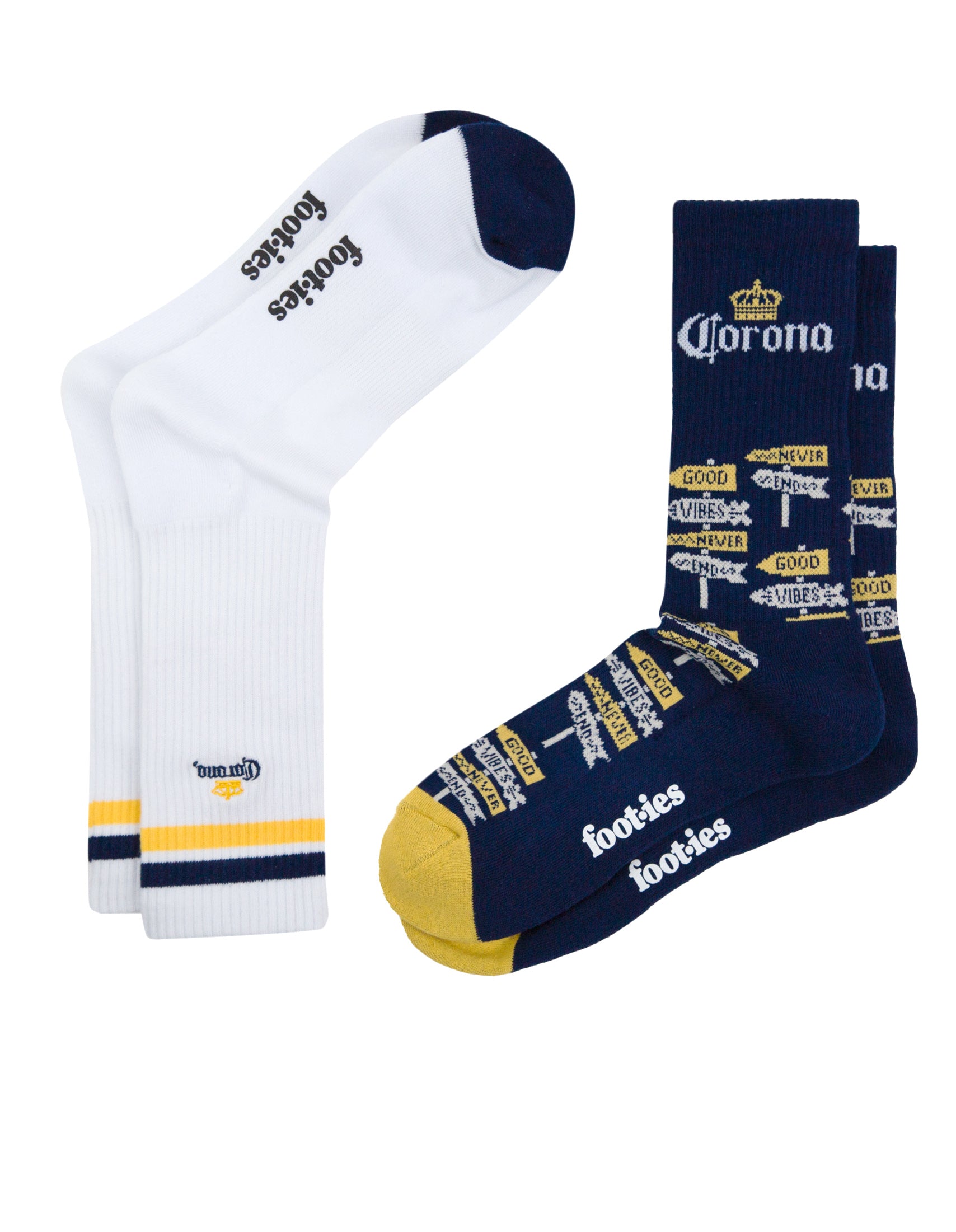 Corona Good Vibes Sneaker Sock 2 Pack