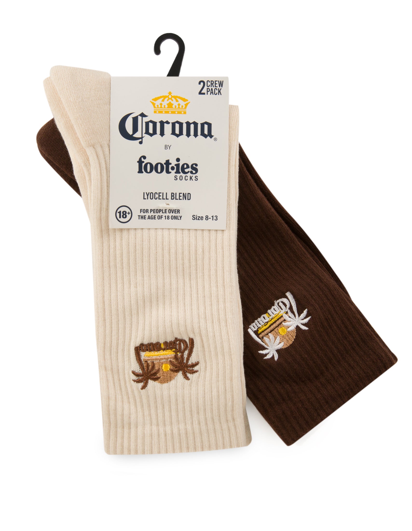 Corona Tropics Sneaker Sock 2-Pack