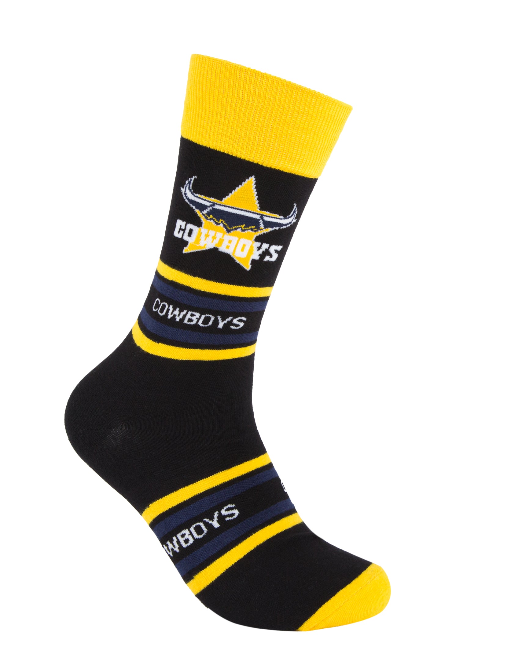 North Queensland Cowboys Stripe Organic Cotton Socks