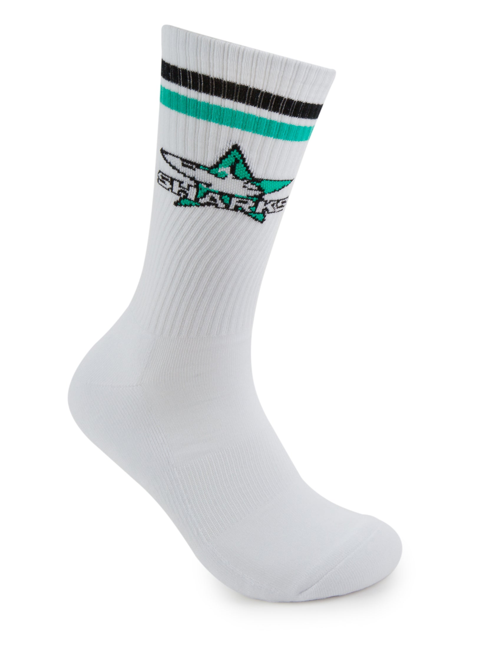 Cronulla Sutherland Sharks Retro Sneaker Sock 2 Pack