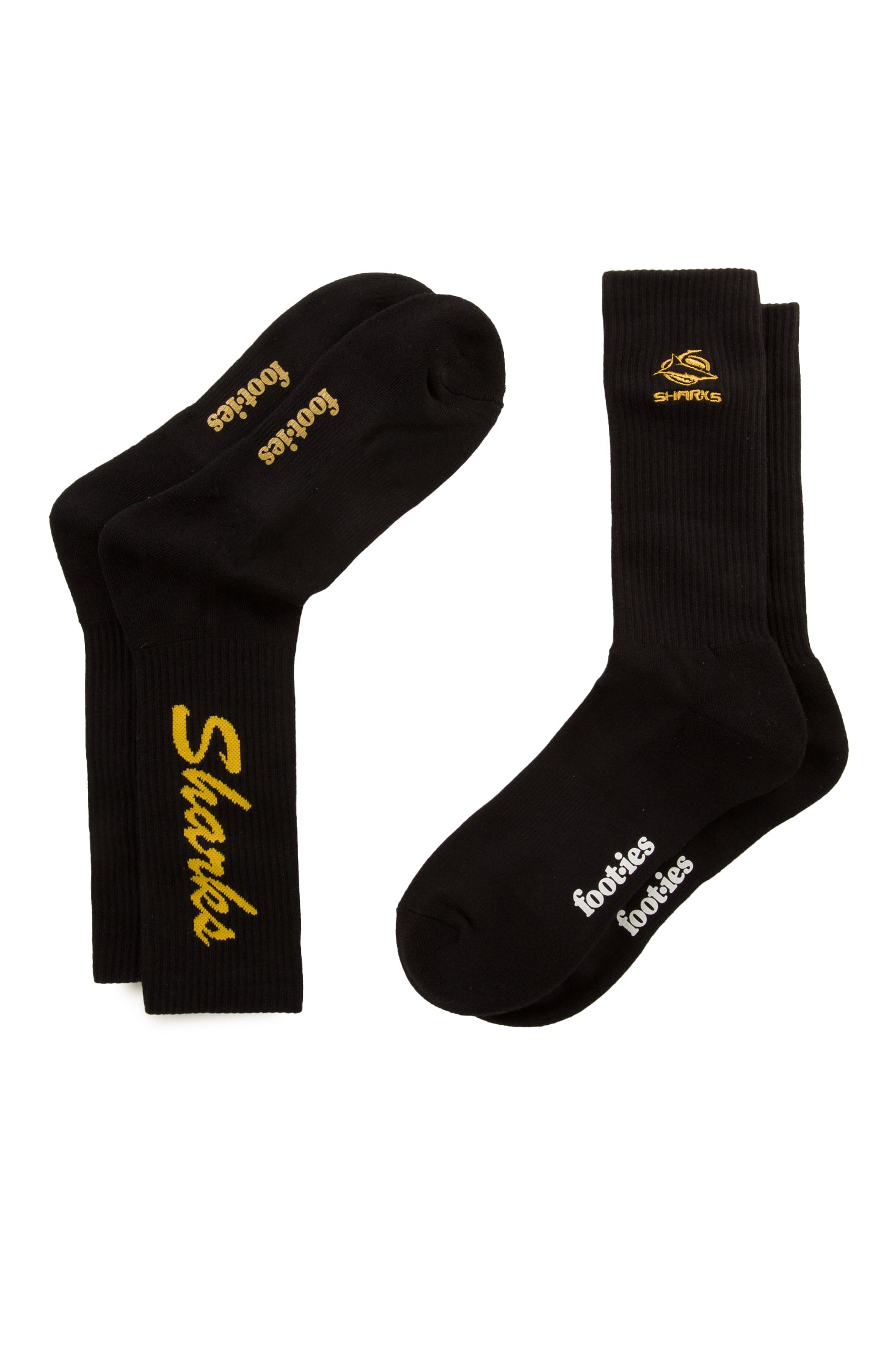 Cronulla Sharks Sneaker Sock 2-Pack