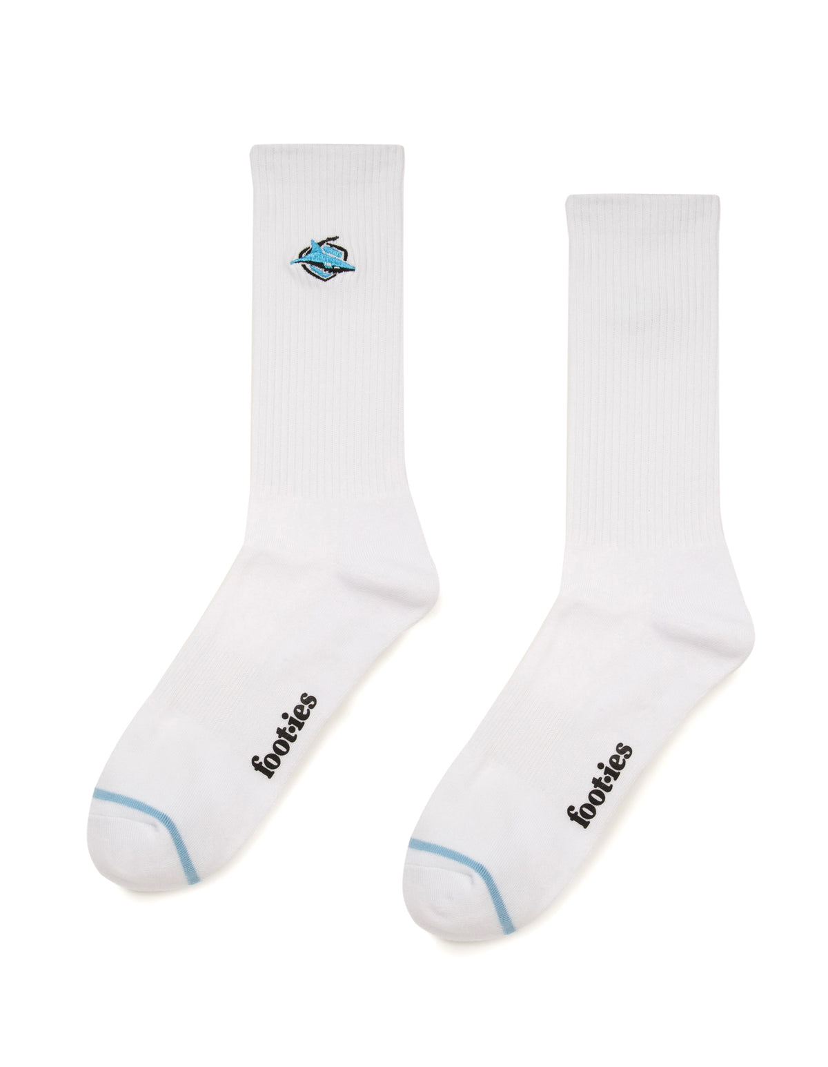 Cronulla-Sutherland Sharks Sneaker Sock 2 Pack Gift Box